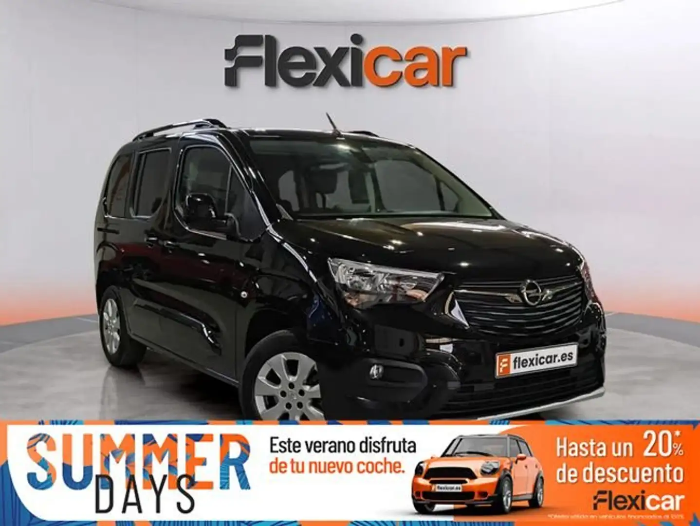 Opel Combo 1.2+T+96kW+%28130CV%29+S%2FS+Elegance+L+Auto Negro - 1