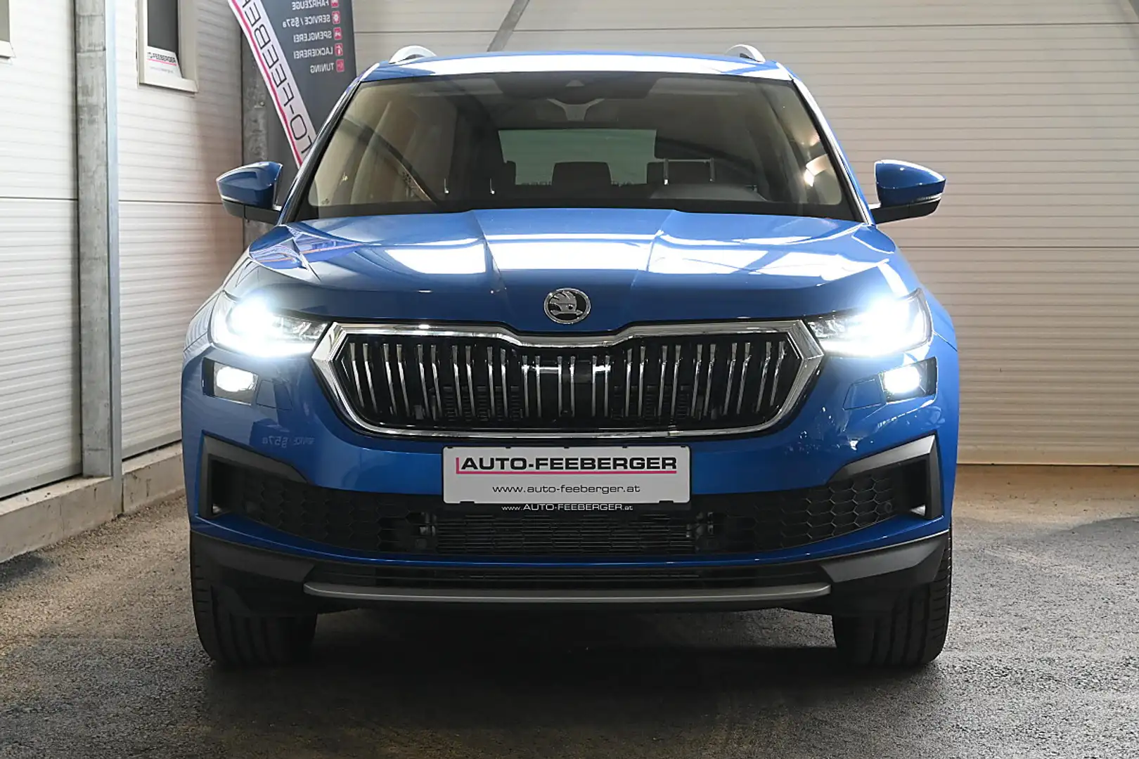 Skoda Kodiaq 2,0 TDI SCR 4x4 Style SC DSG; ACC, LEDER, R-Kam... Blau - 2