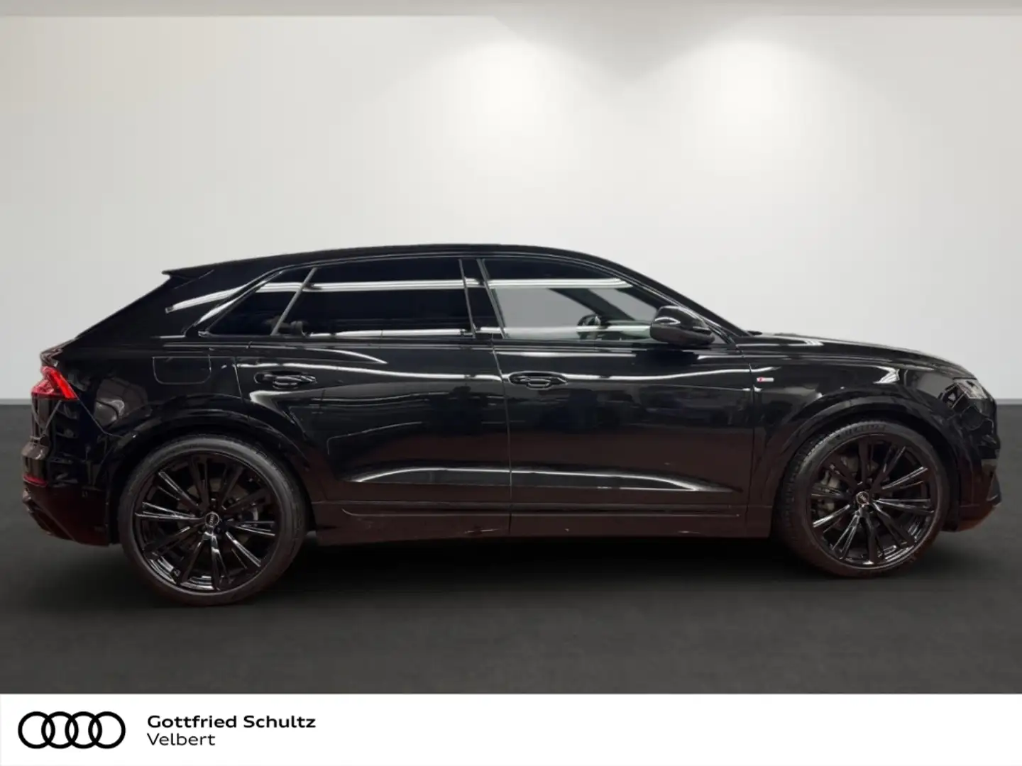 Audi Q8 50 TDI quattro S-line 21ronic - AHK Leder  HD Matr Schwarz - 2
