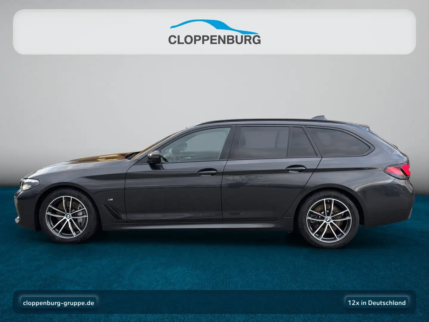 BMW 530 d Touring M Sportpaket Head-Up+AHK+Navi+Luft Grau - 2