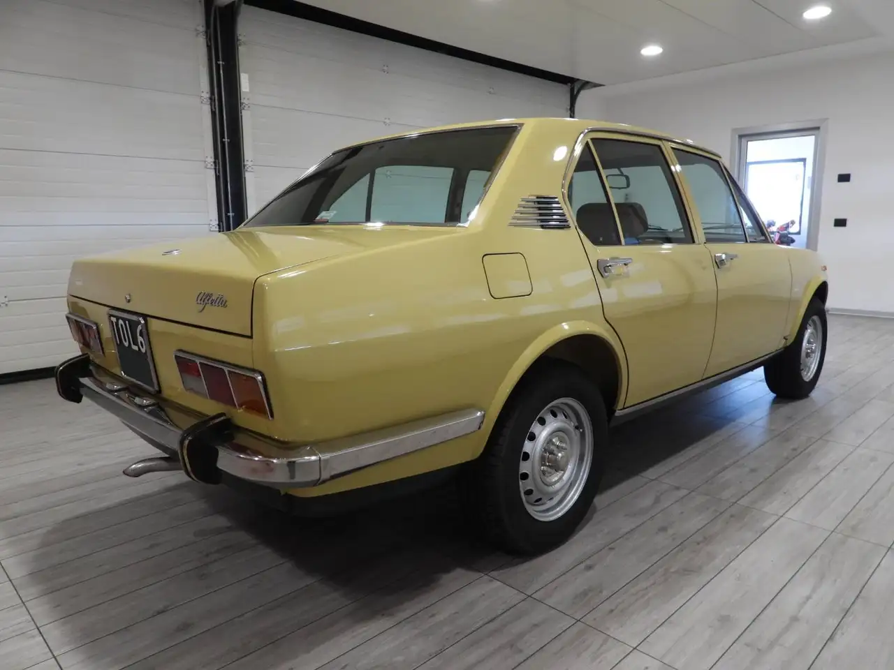 Alfa Romeo Alfetta TIPO 116.08 1^ SERIE SCUDO STRETTO - ISCRITTA ASI CON C.R.S. – LIBRETTO A PAGINE (1974), foto 4