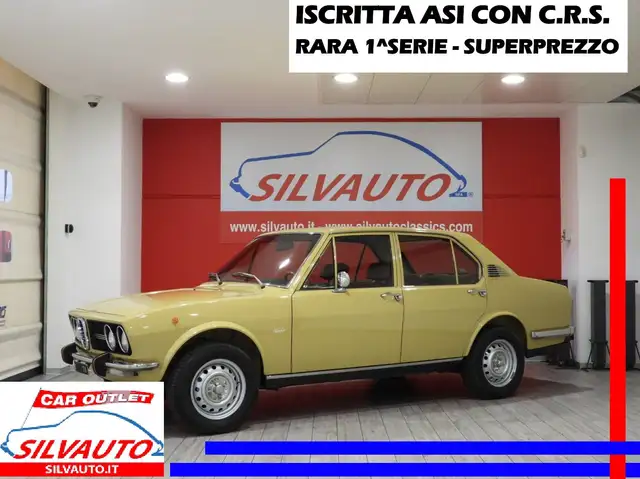 Alfa Romeo Alfetta TIPO 116.08 1^ SERIE SCUDO STRETTO - ISCRITTA ASI CON C.R.S. – LIBRETTO A PAGINE (1974)