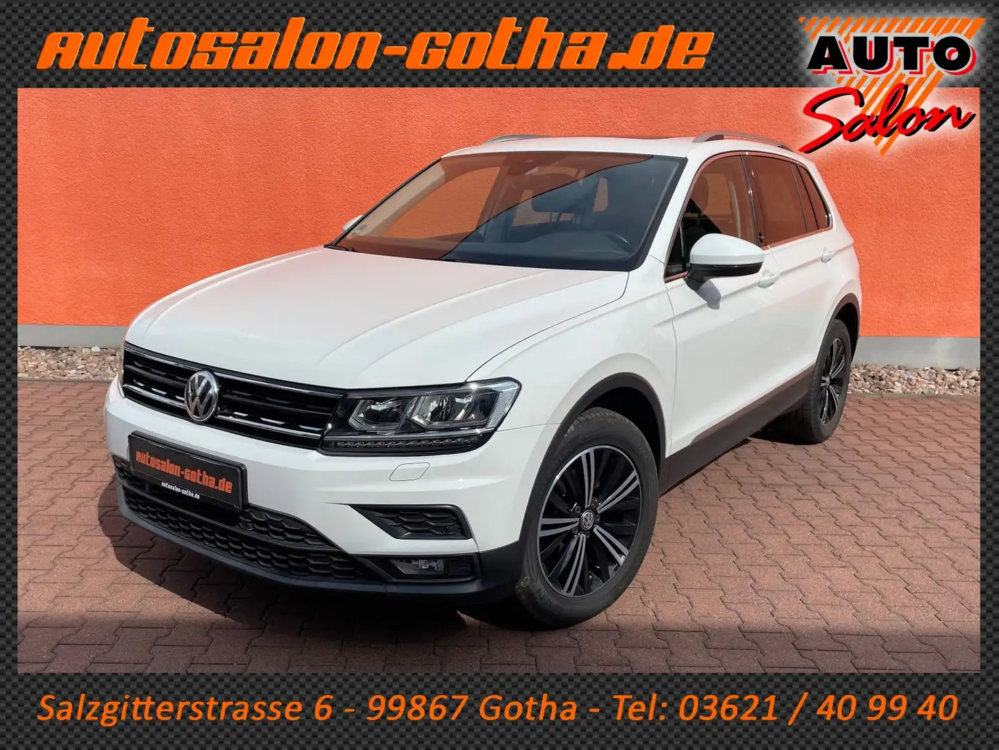 Volkswagen Tiguan Sound DSG 4Motion LED+NAVI CAM AHK ASSIST Weiß - 1