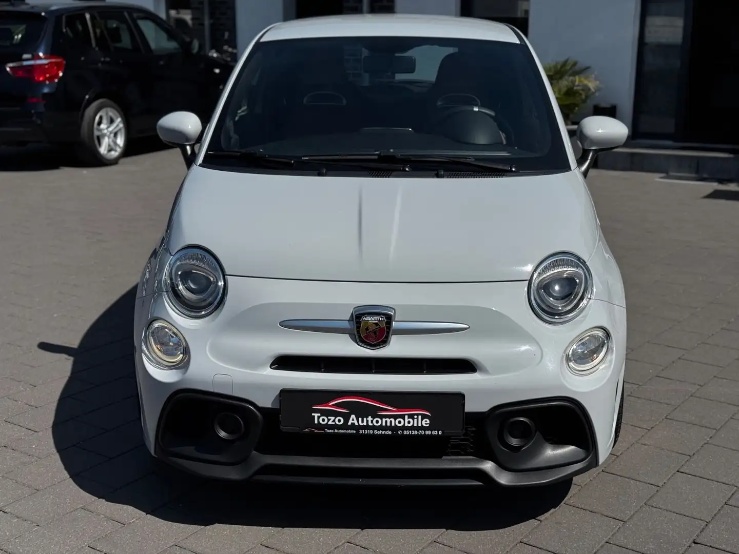 Abarth 595 Turbo*KREIDE WEIß*LEDER*1HAND*1A ZUSTAND* Grau - 2