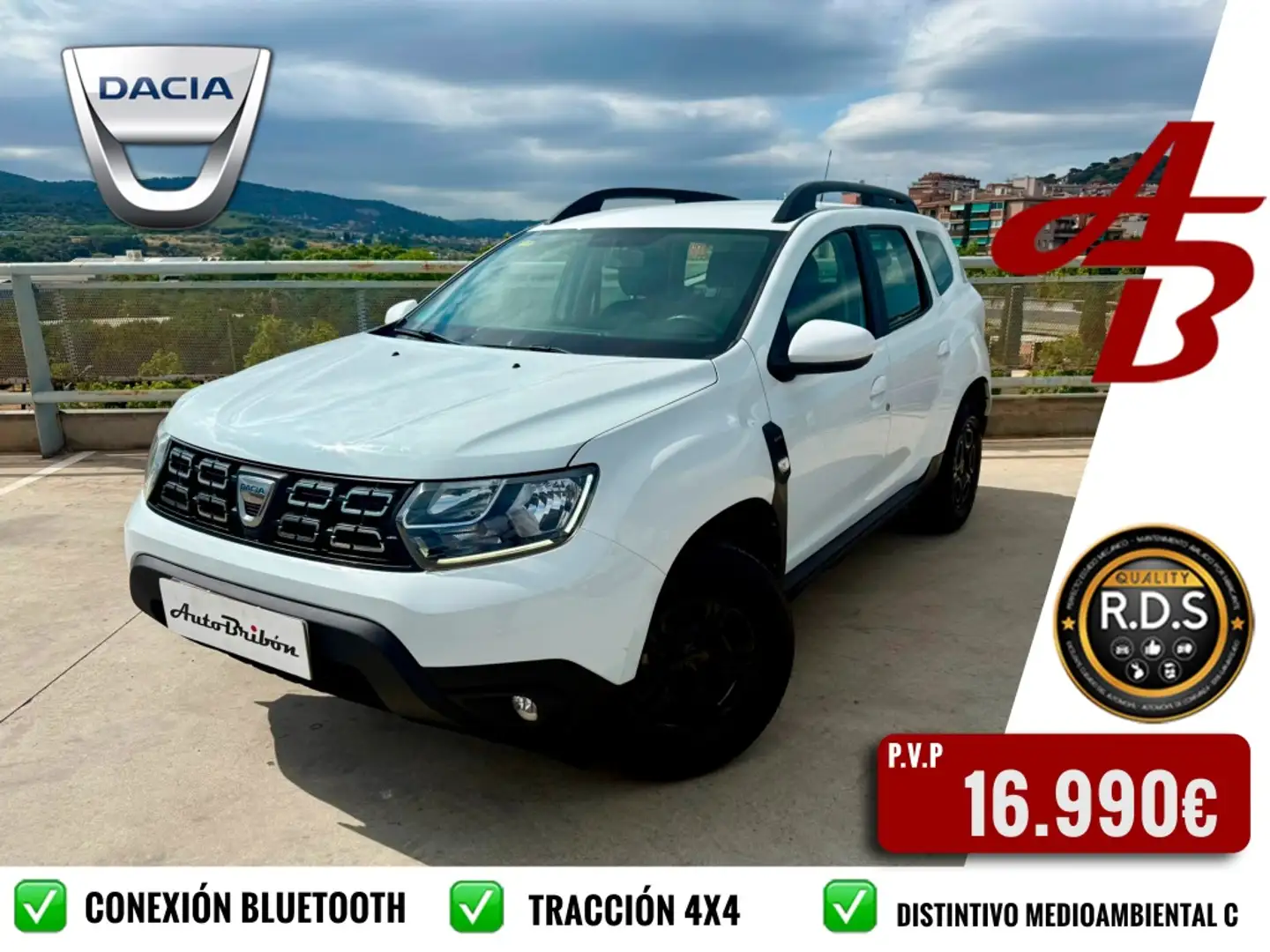 Dacia Duster 1.5Blue dCi Comfort 4x4 85kW Wit - 1