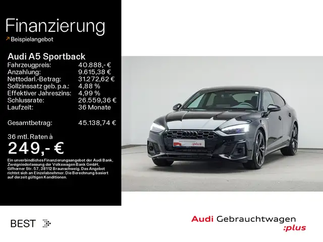 Audi A5 S line compet. 45 TFSI qu. Leder