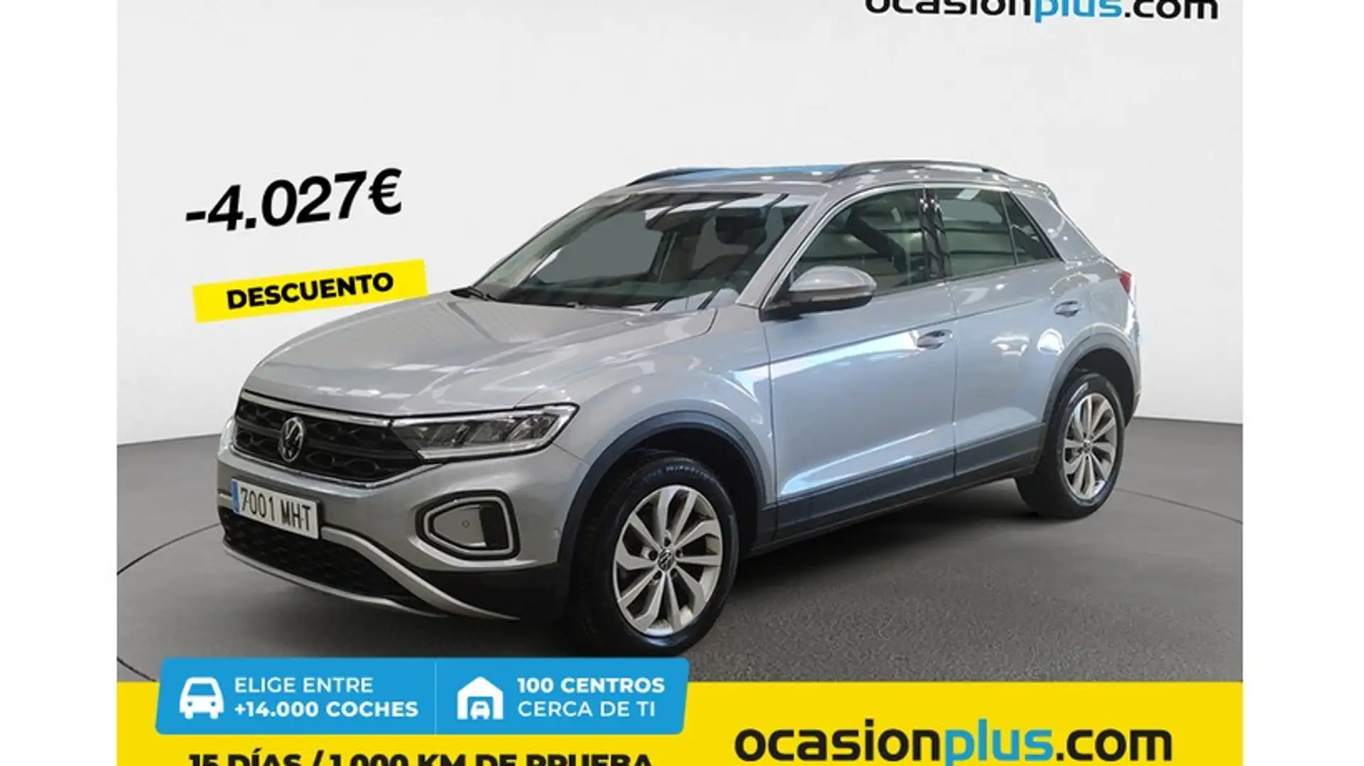 Volkswagen T-Roc 1.5 TSI Life DSG7 Plateado - 1