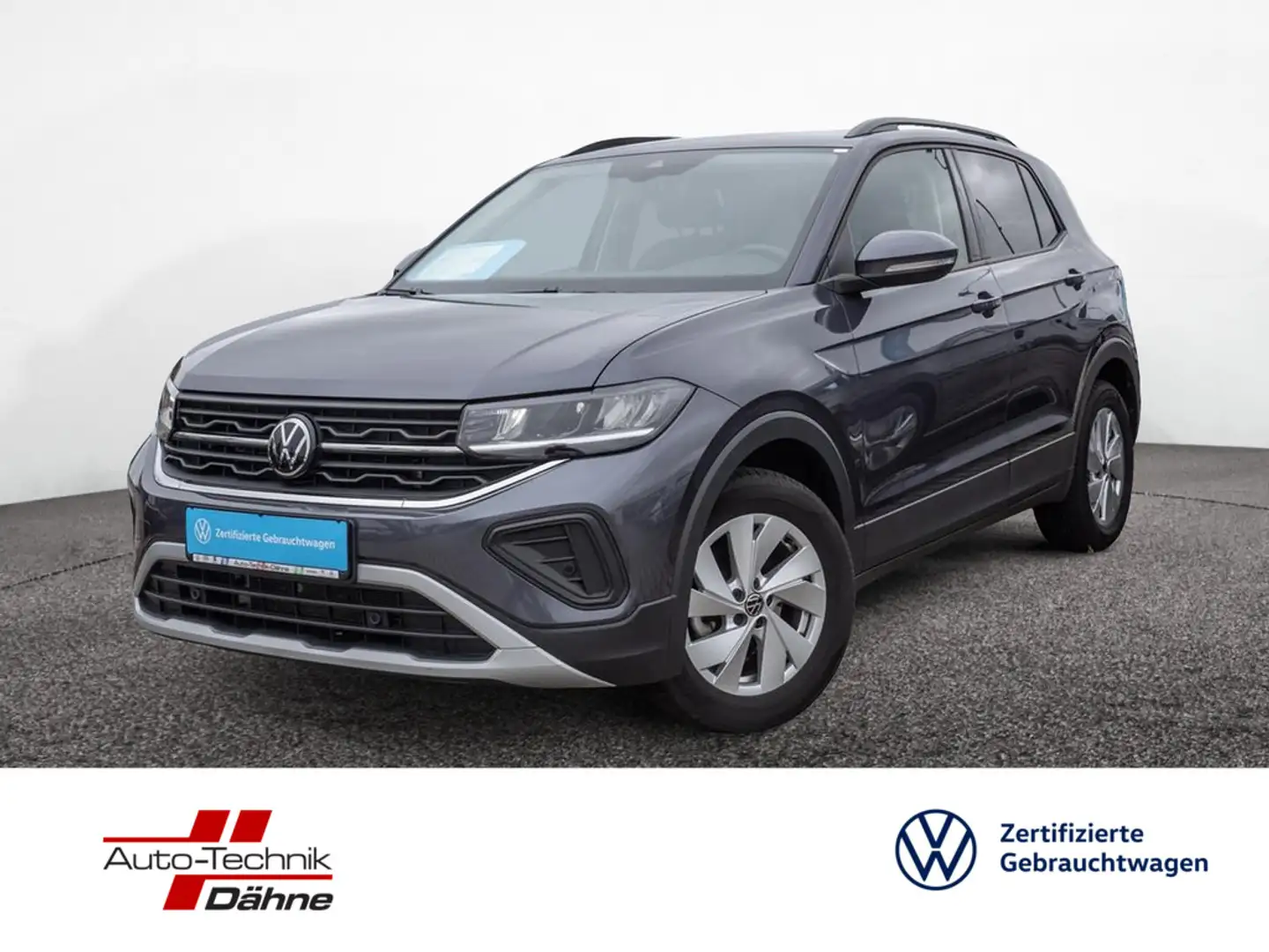 Volkswagen T-Cross 1.0 TSI Life DSG PDC SHZ ACC LED Gris - 1