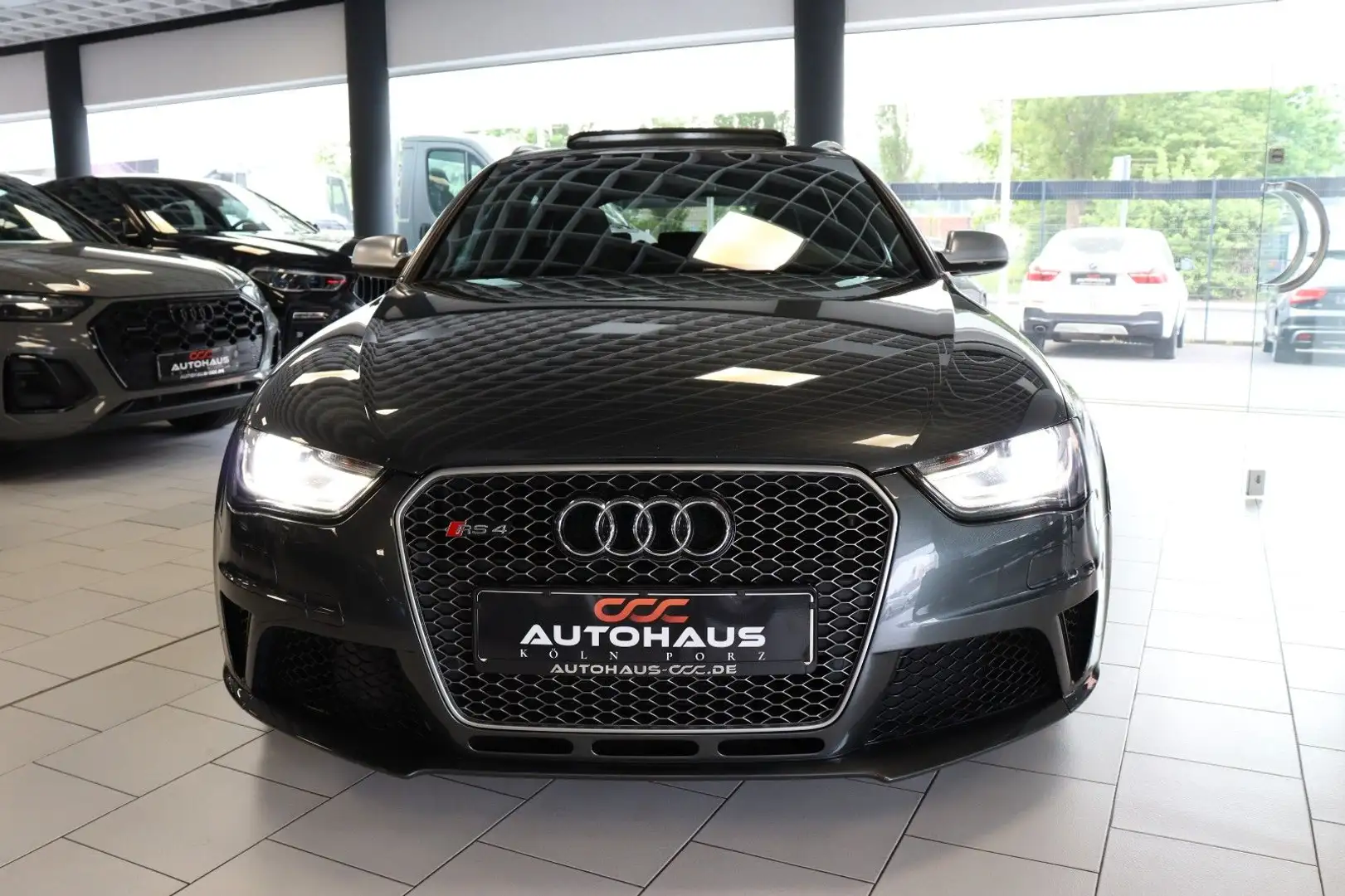 Audi RS4 4.2 FSI QUATT.|PANO|B&O|KAM.|MMI|ACC|XENON + Grau - 2