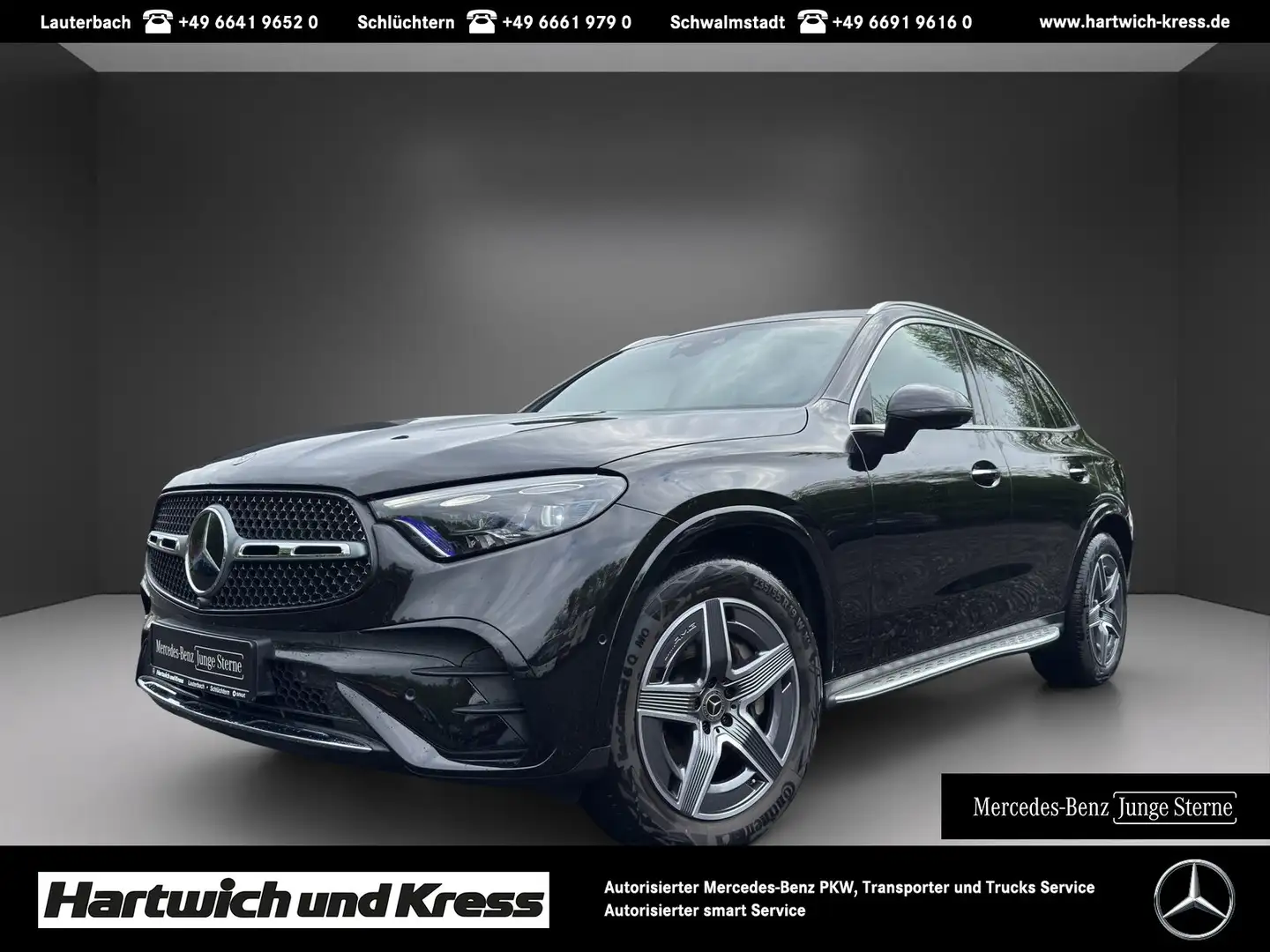 Mercedes-Benz GLC 300 GLC 300 d AMG Line 4Matic+Pano+AHK+Standhz+360°+ Schwarz - 1