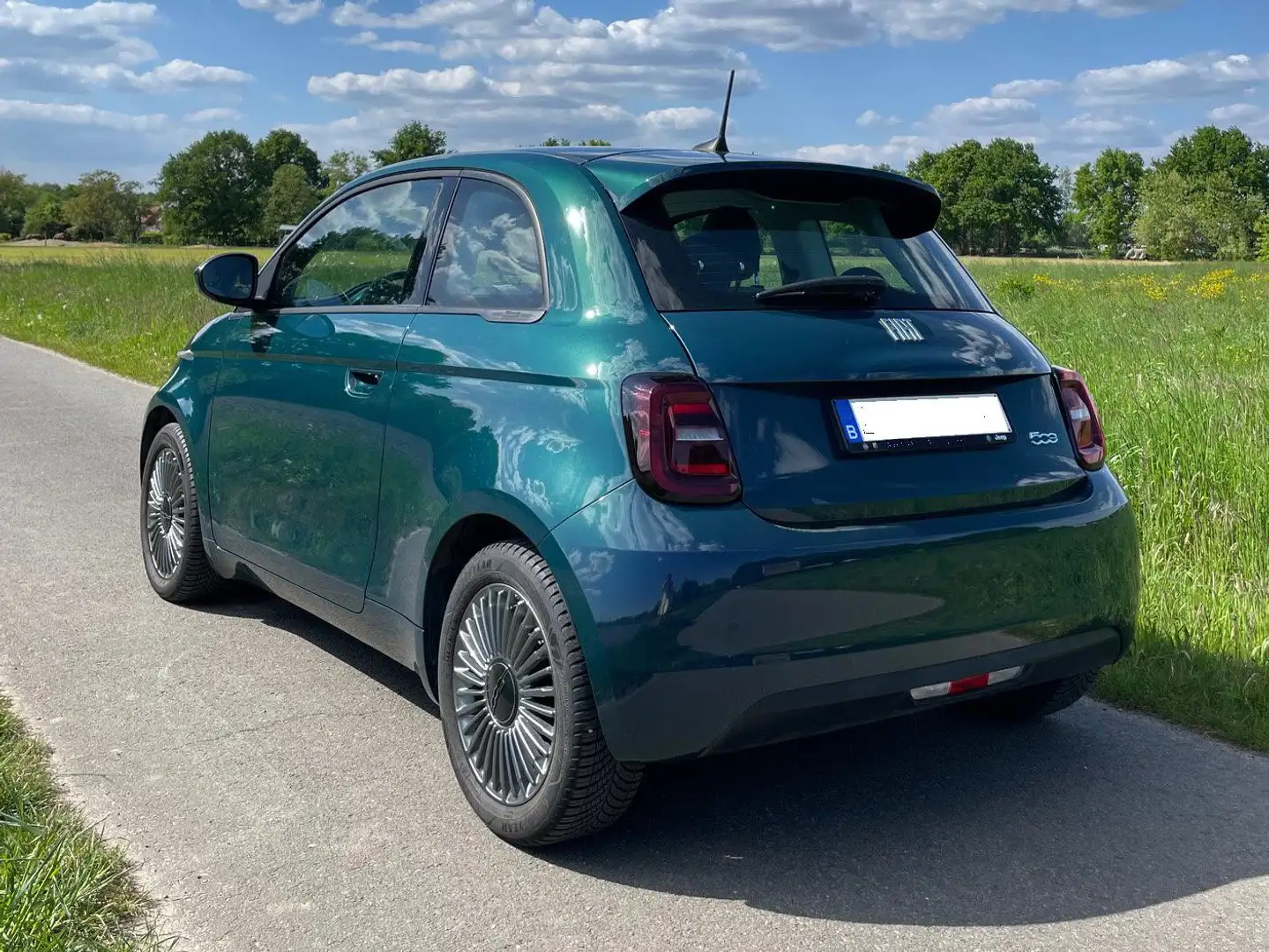 Fiat 500e elektrisch Groen - 1