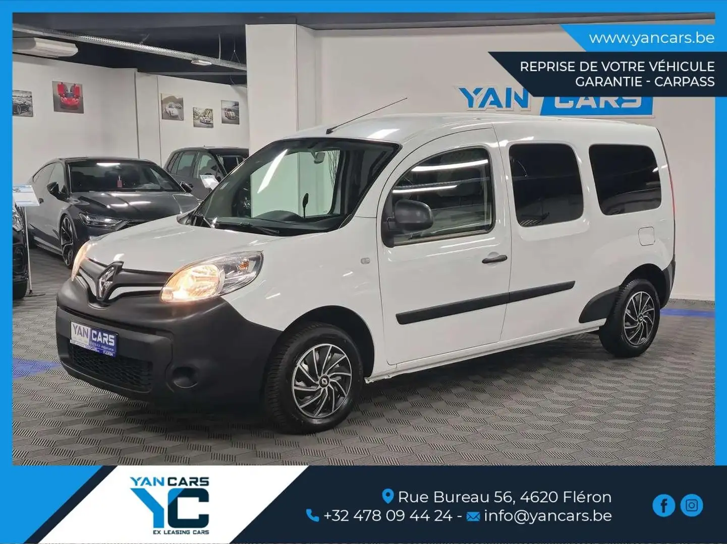 Renault Kangoo MAXI * UTILITAIRE * SEULEMENT 31.000KM! * TOP ETAT Blanc - 1
