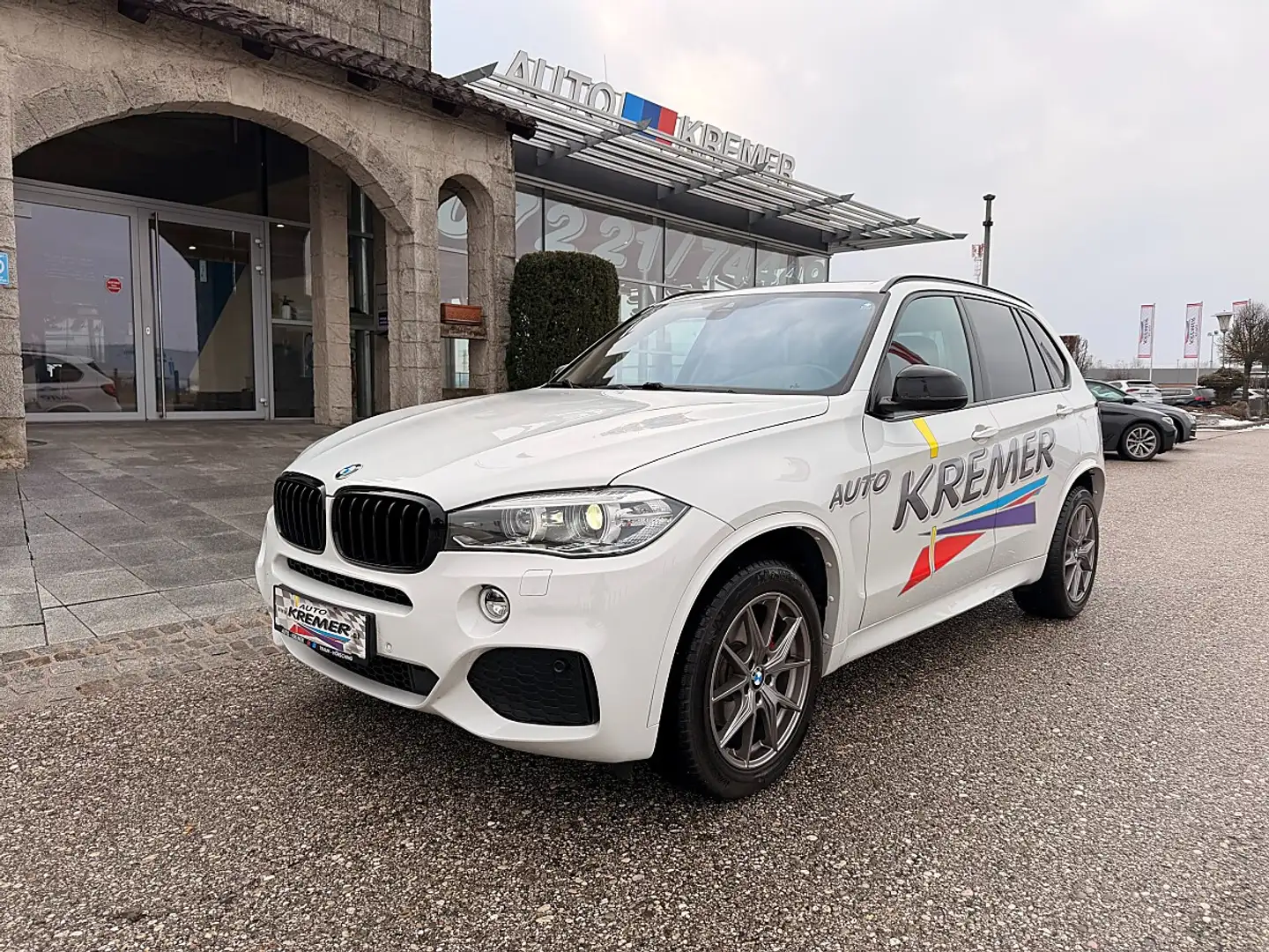 BMW X5 xDrive30d Aut. M-Paket/H&K/AHK/LEDER/RFK/AMBIEN... Weiß - 2