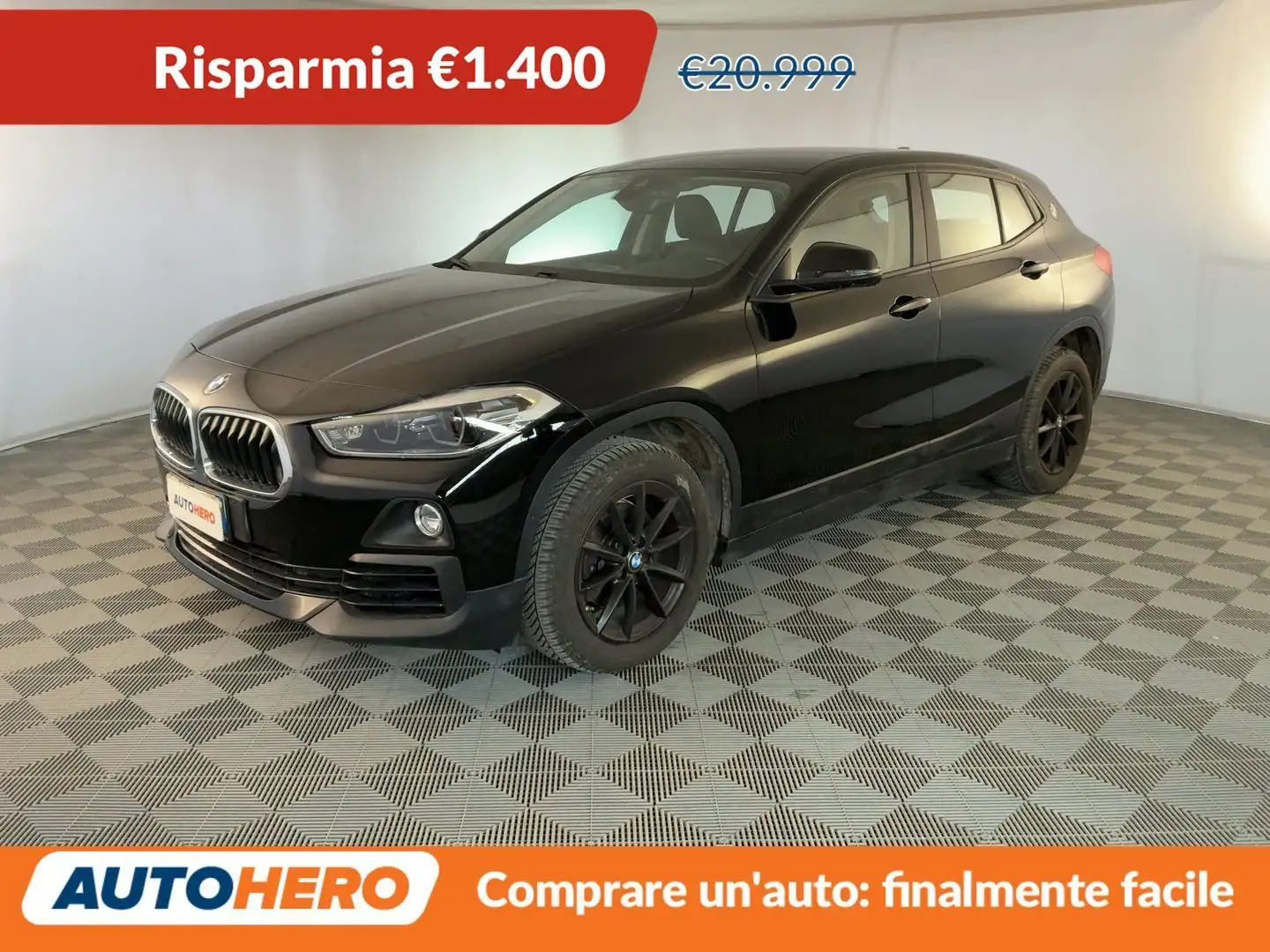 BMW X2 sDrive 18i Schwarz - 1