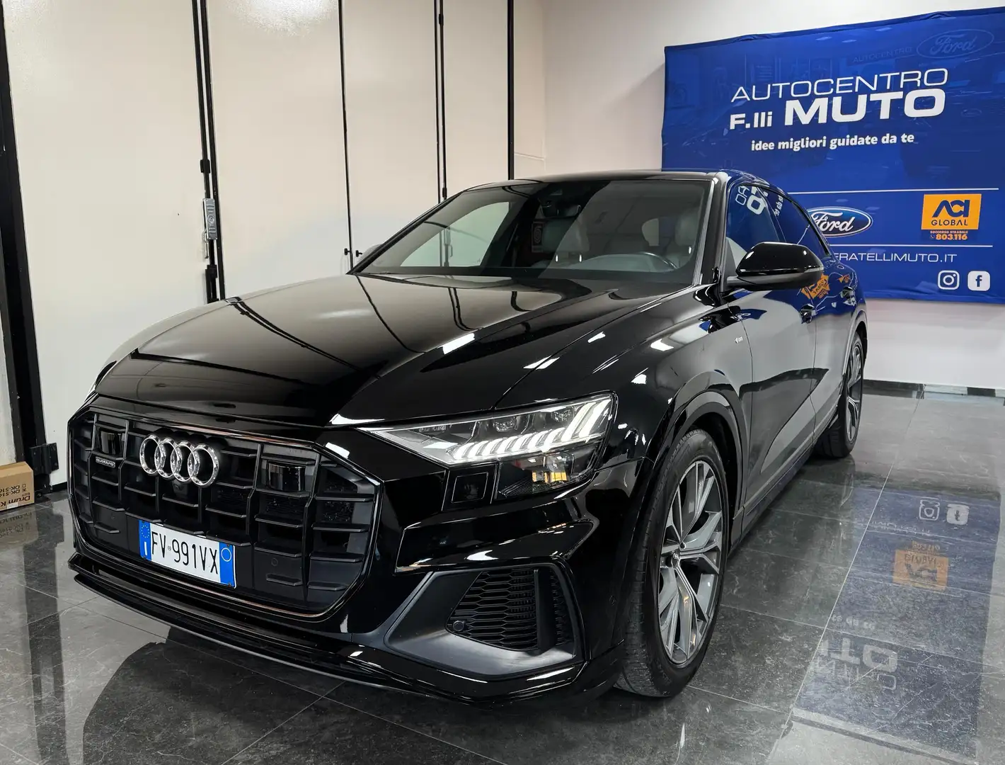 Audi Q8 Q8 50 3.0 tdi mhev quattro tiptronic SLINE Negro - 1