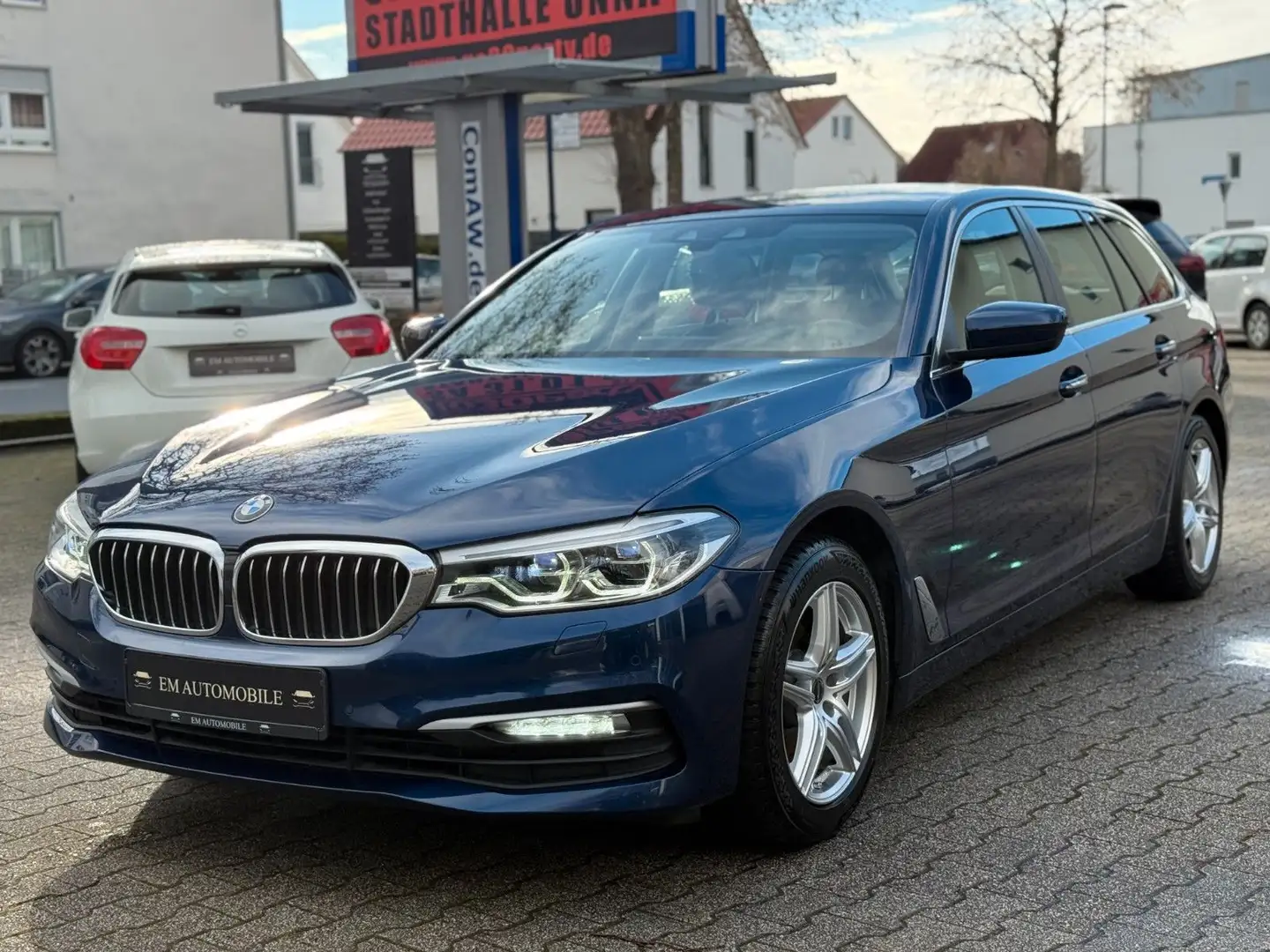 BMW 520 d*2.Hand*Unfallfrei*Scheckheft*LED*HUD*8fach* Blau - 2