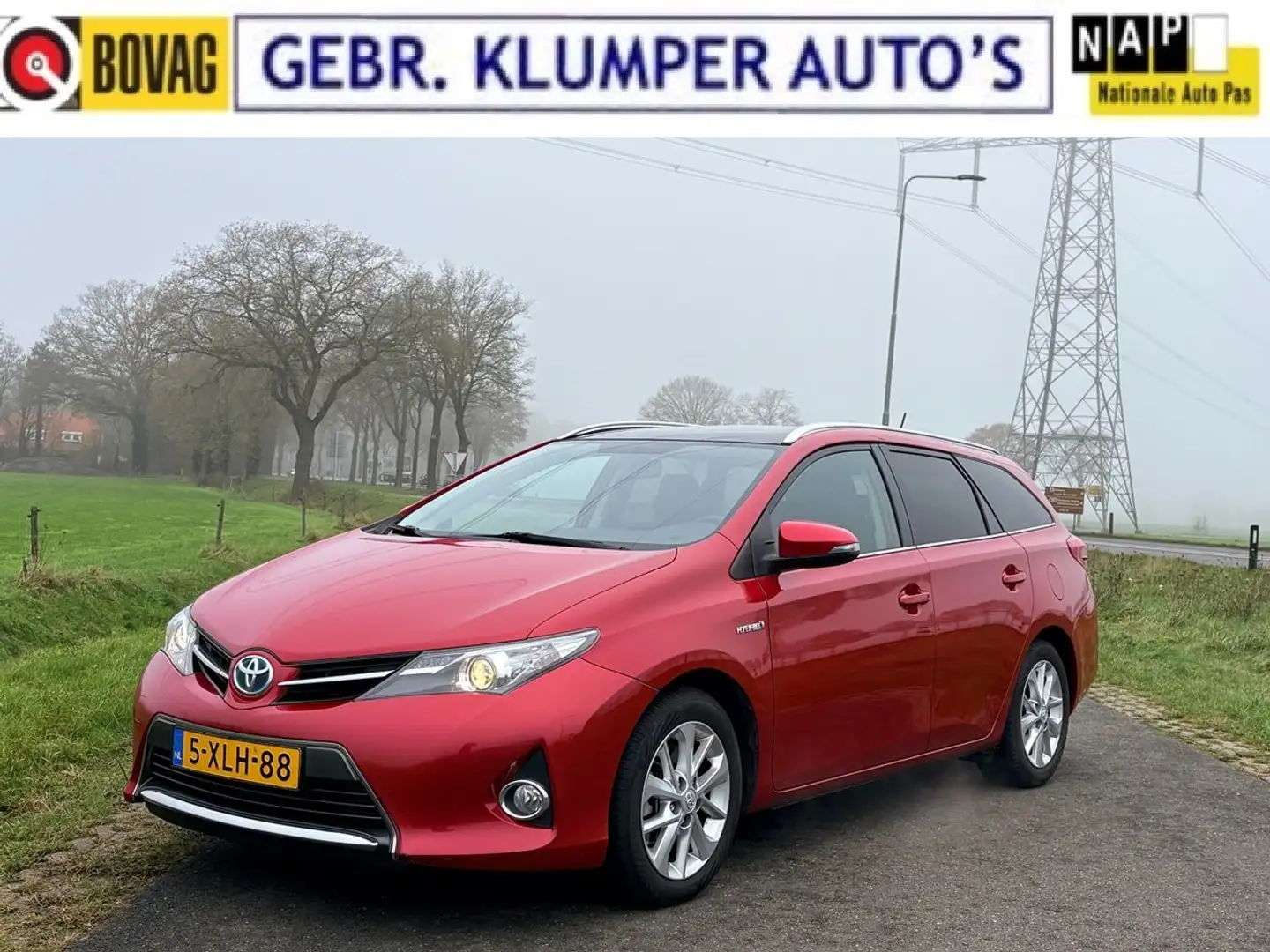 Toyota Auris 1.8 Hybr. Lease, Pano, Cruise, Navi, ECC, 2e Eig. Rot - 1