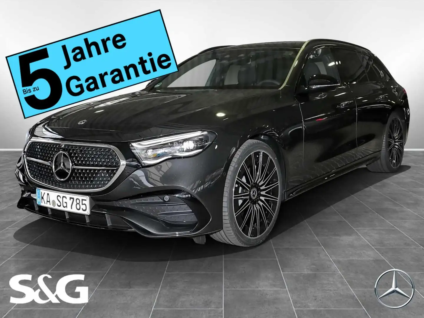 Mercedes-Benz E 220 d T AMG Distronic+DIG-LED+360°+AHK+Panoram Grey - 1