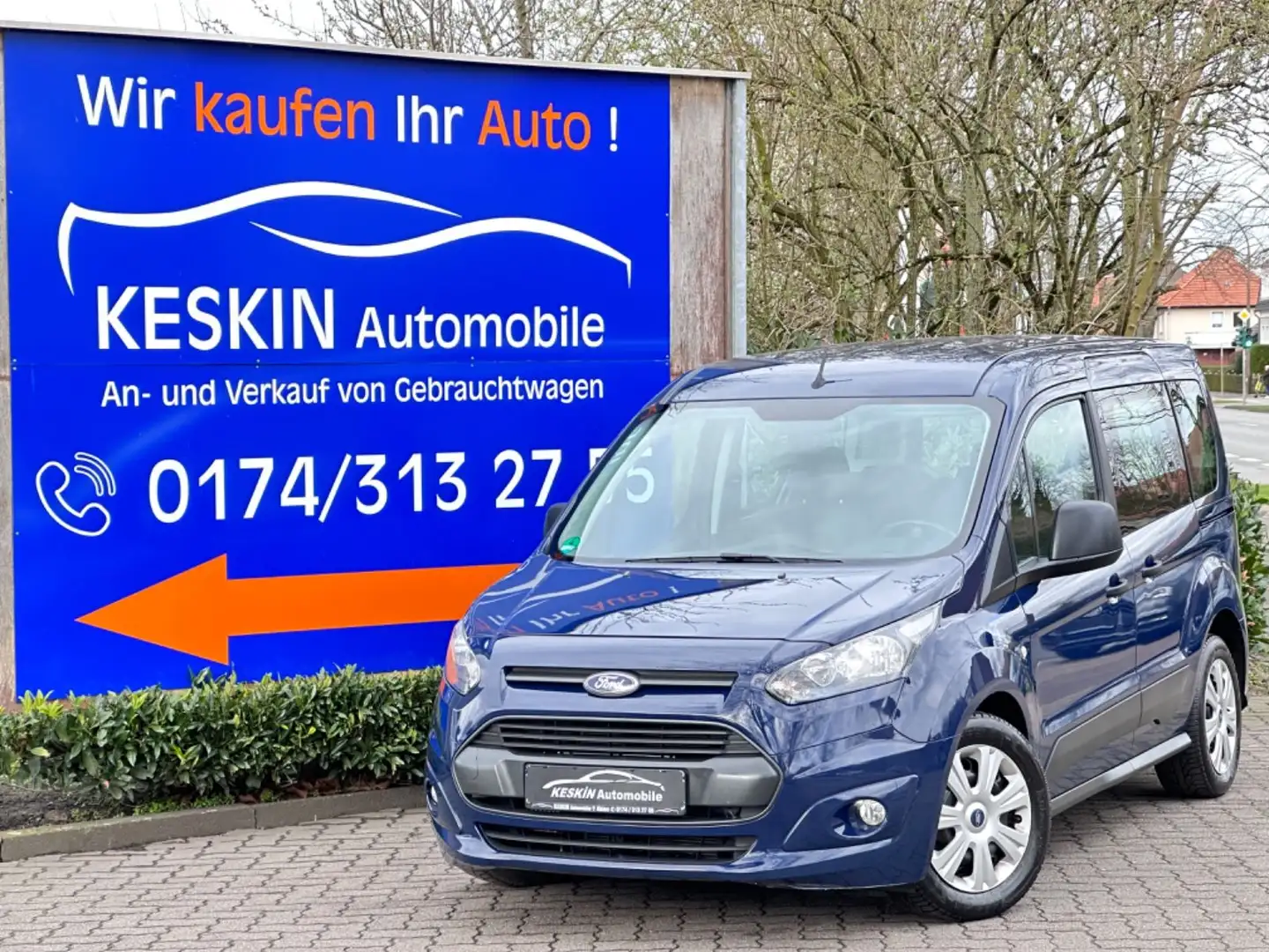 Ford Tourneo Connect 5 Sitzer*TEMPOMAT*KLIMA*PDC* Bleu - 1