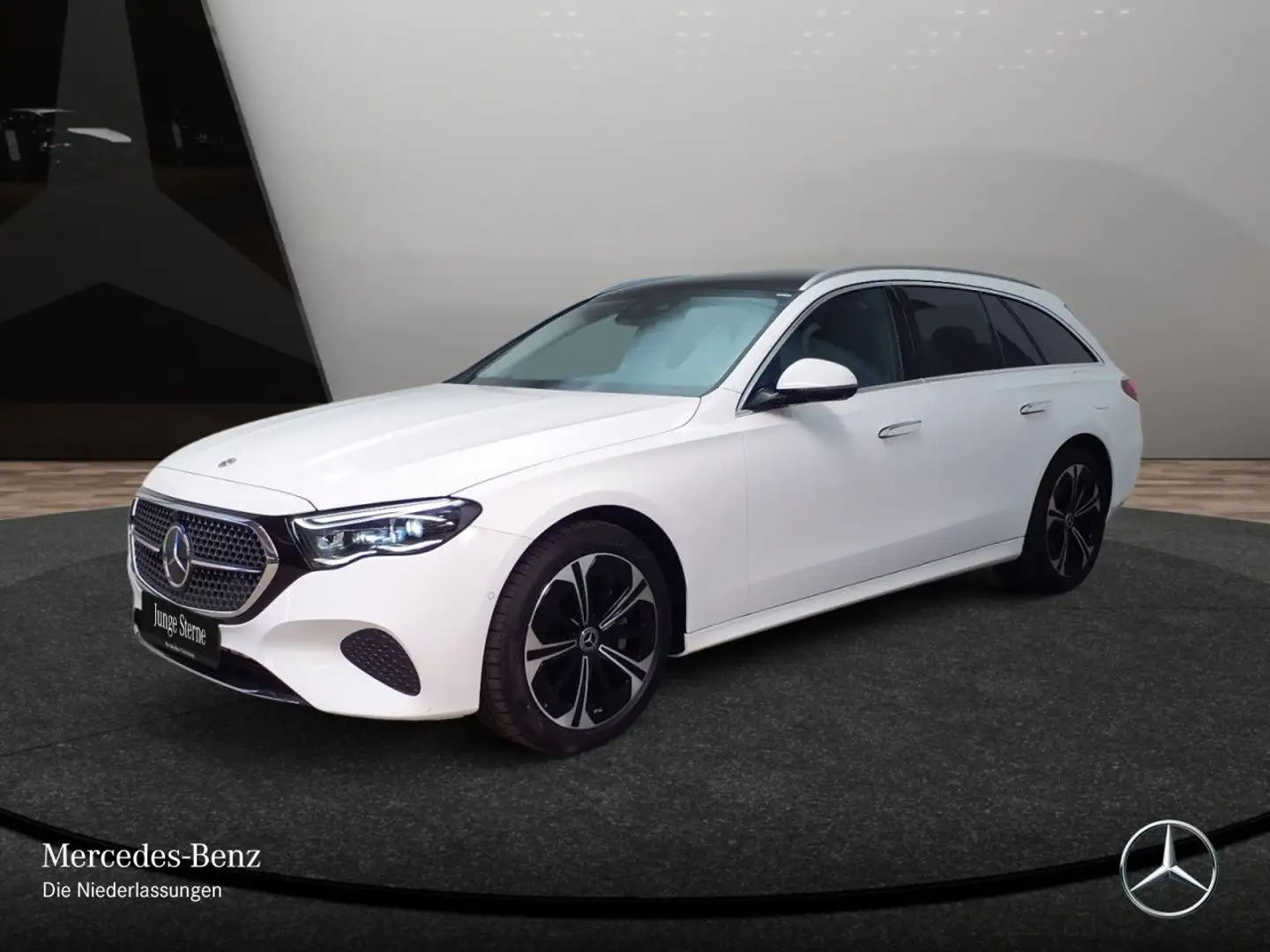 Mercedes-Benz E 300 de T Avantgarde Fahrass 360° Airmat Pano AHK Weiß - 2
