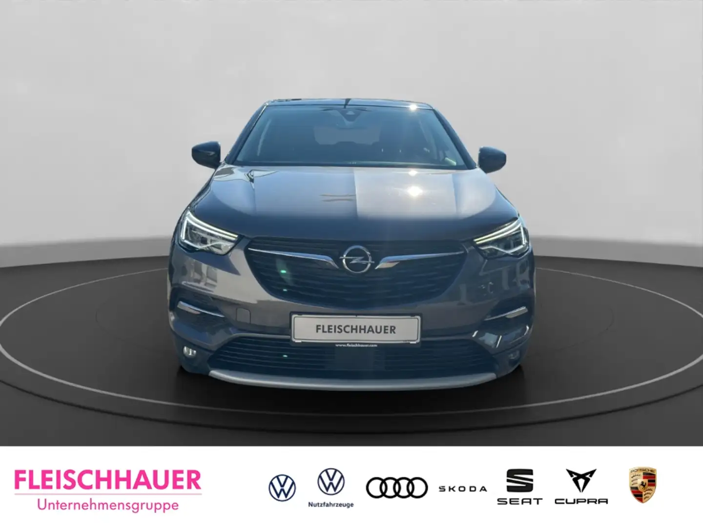 Opel Grandland 1.2 Turbo Navi LED Dyn. Kurvenlicht Apple CarPlay Gris - 2