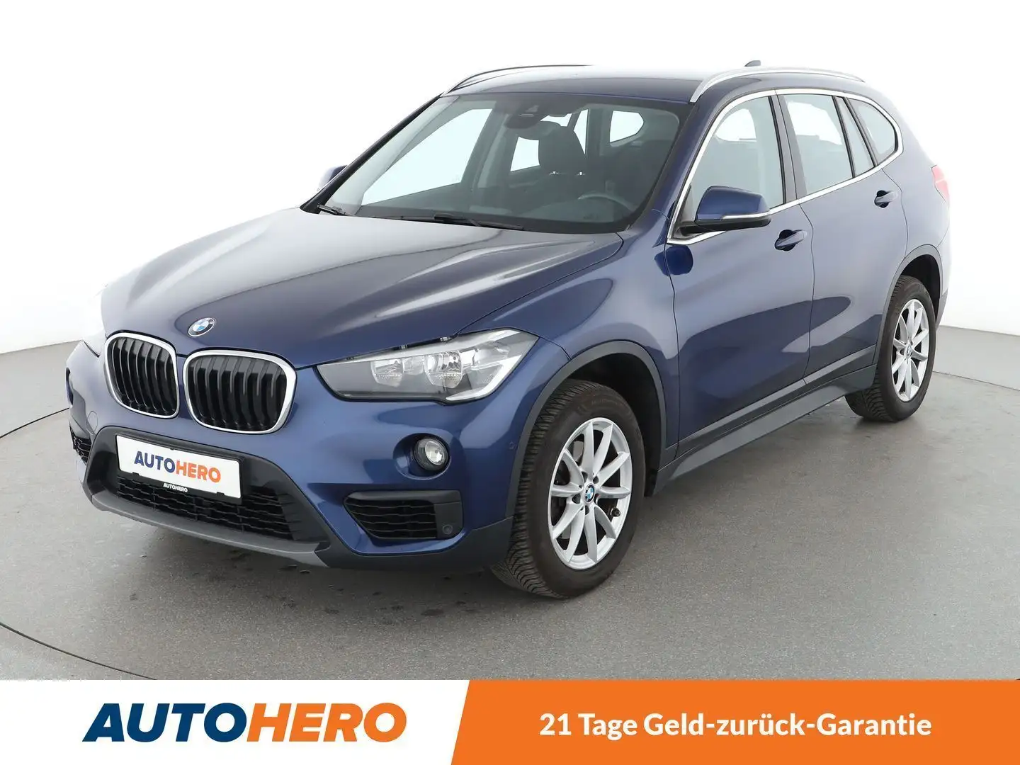 BMW X1 sDrive 18i Advantage Aut.*NAVI*TEMPO*PDC* Modrá - 1