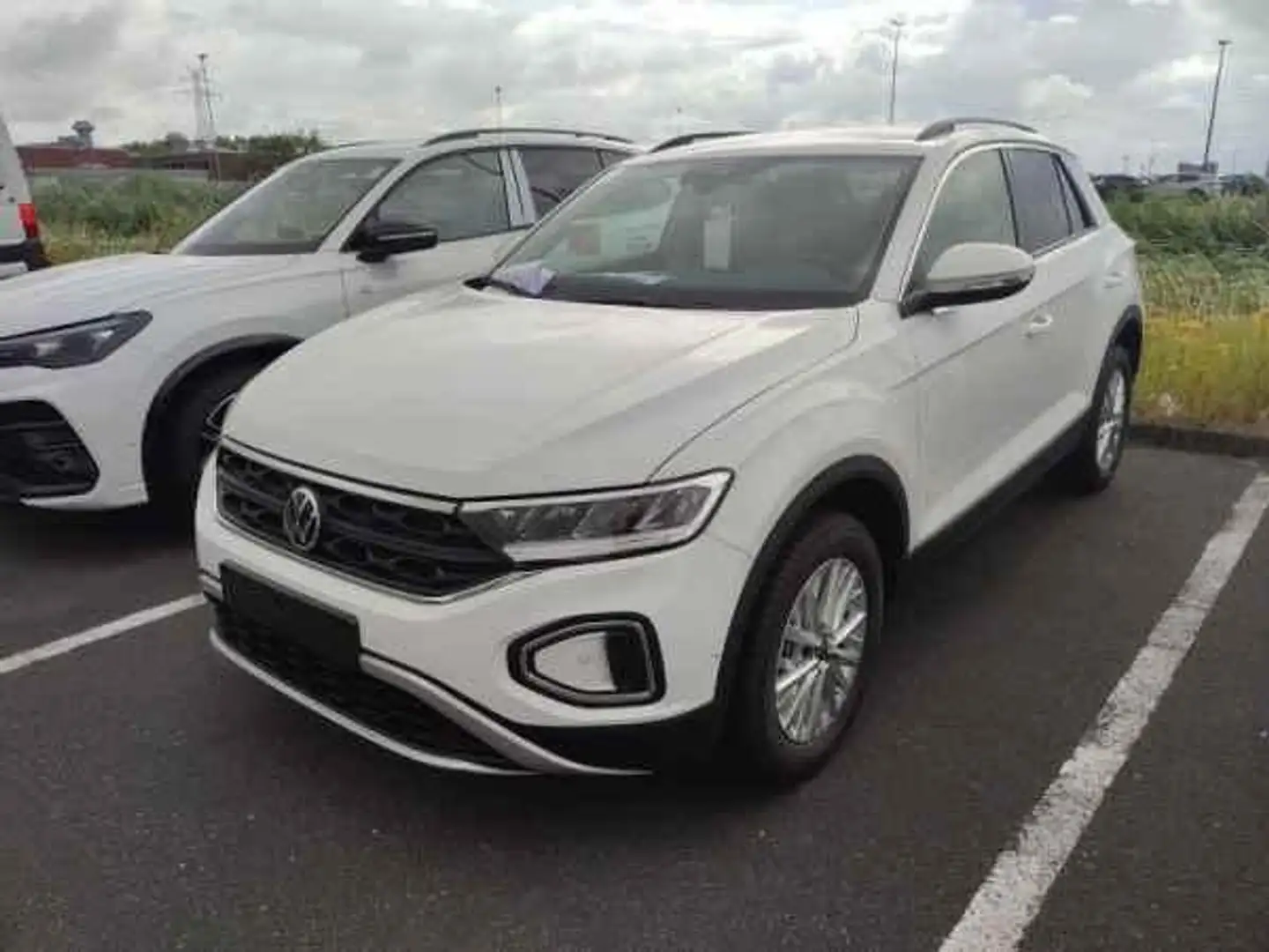 Volkswagen T-Roc 1.5 TSI Life ACC+NAVI+KAMERA Klima Navi Blanc - 1