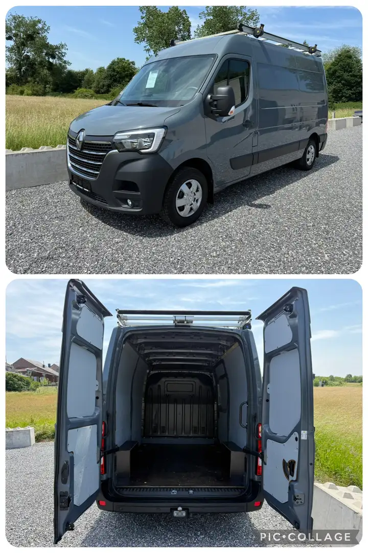 Renault Master 2.3L 140CH L2 H2 **Full options Gps Caméra** Gris - 1