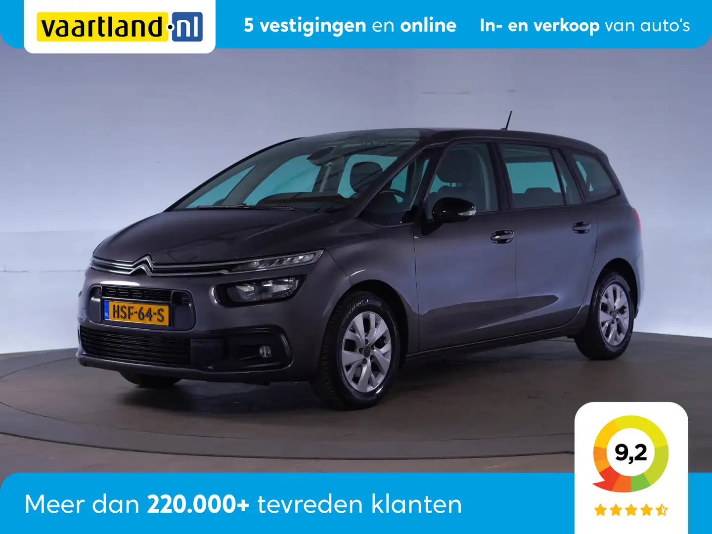 Citroen C4 SpaceTourer 1.2 PureTech Business 7-Pers Aut. [ Navi Carplay C Gris - 1