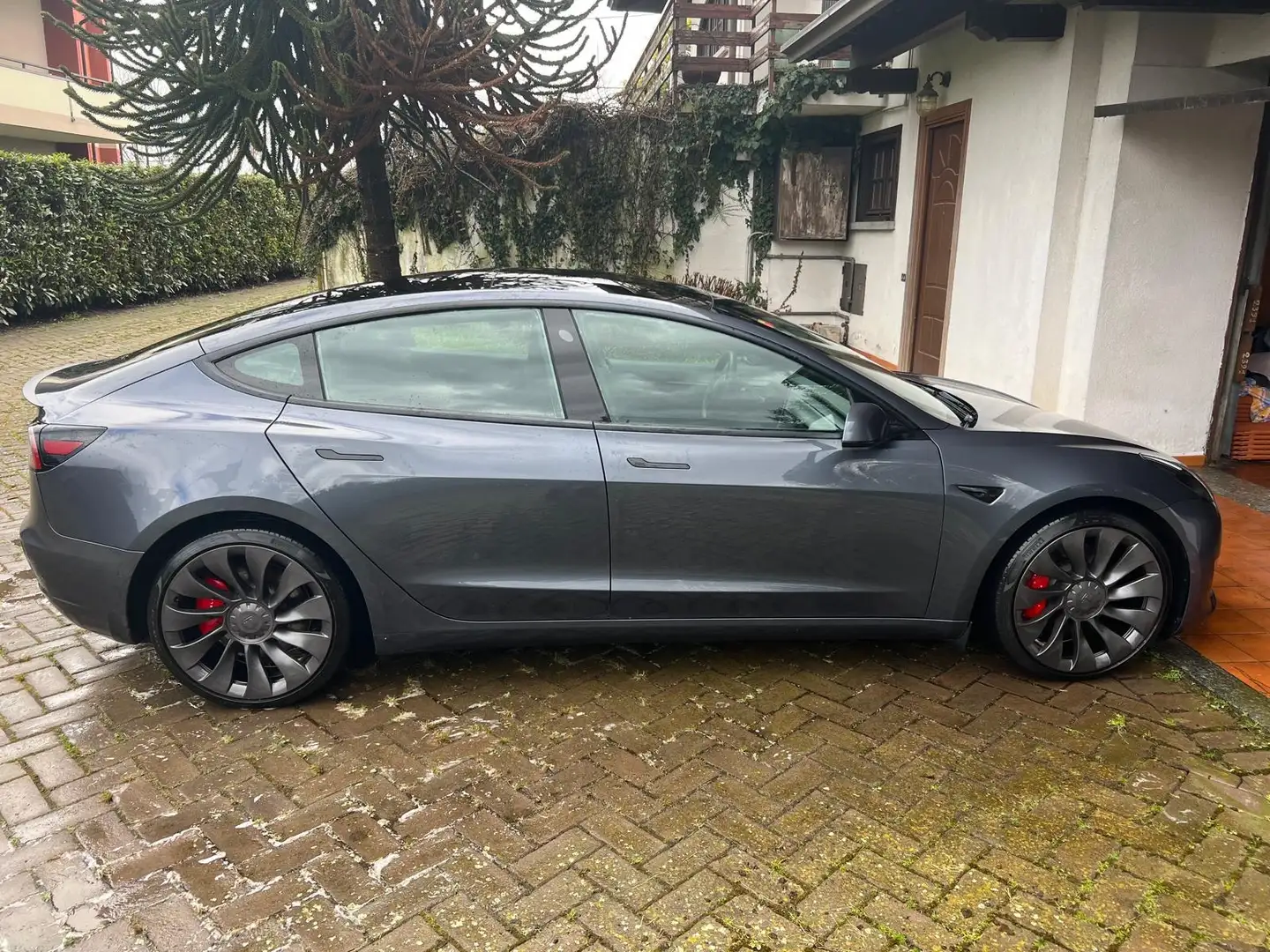 Tesla Model 3 Model 3 Performance AWD BATTERIA NUOVA 82 KW Grigio - 1