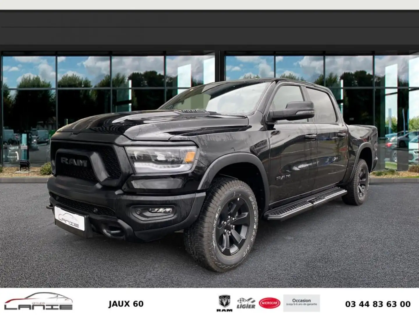 Dodge RAM 1500 CREW CAB 5.7L V8 HEMI REBEL PACK NIGHT MY2023 Negro - 1