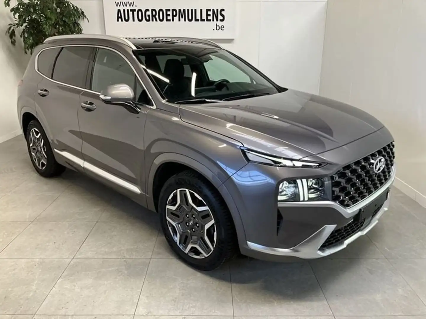 Hyundai SANTA FE T-GDi HEV 4WD Shine Aut Zwart - 2
