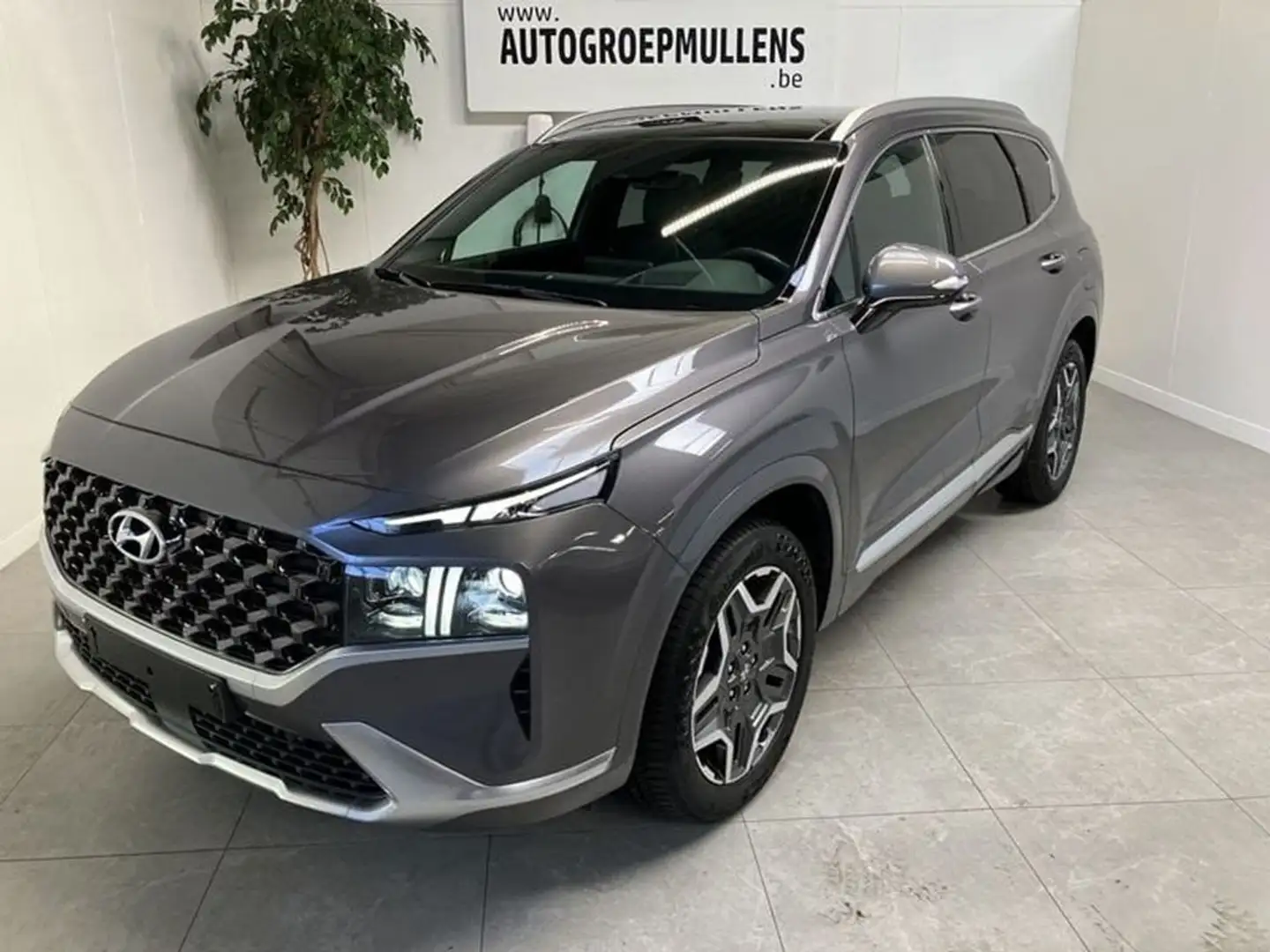 Hyundai SANTA FE T-GDi HEV 4WD Shine Aut Zwart - 1