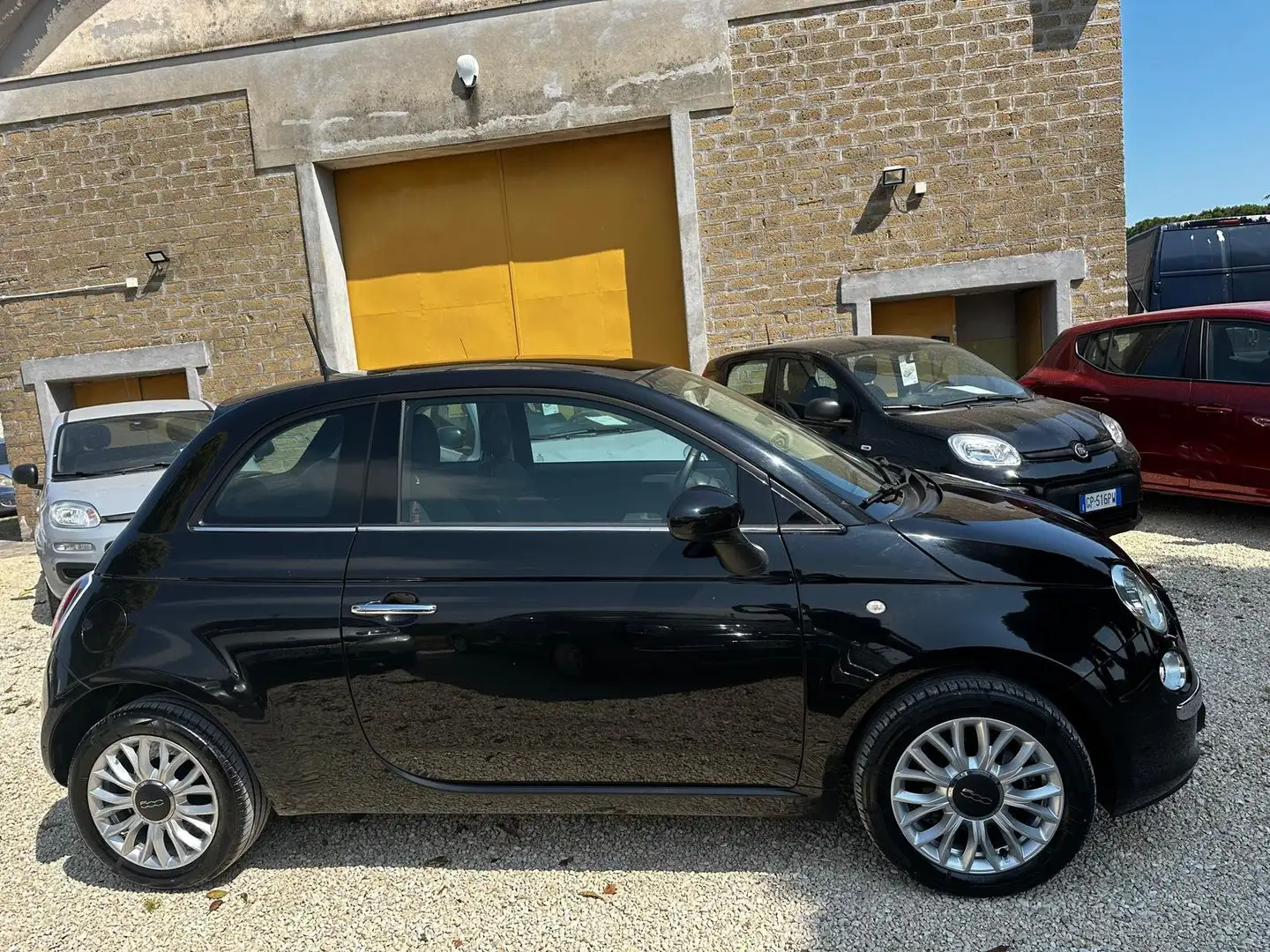 Fiat 500 1.2 Lounge Euro 6 OK NEOPATENTATI Nero - 2