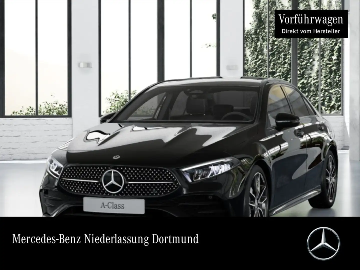 Mercedes-Benz A 180 Lim AMG+NIGHT+PANO+AHK+LED+KAMERA+7G Schwarz - 1