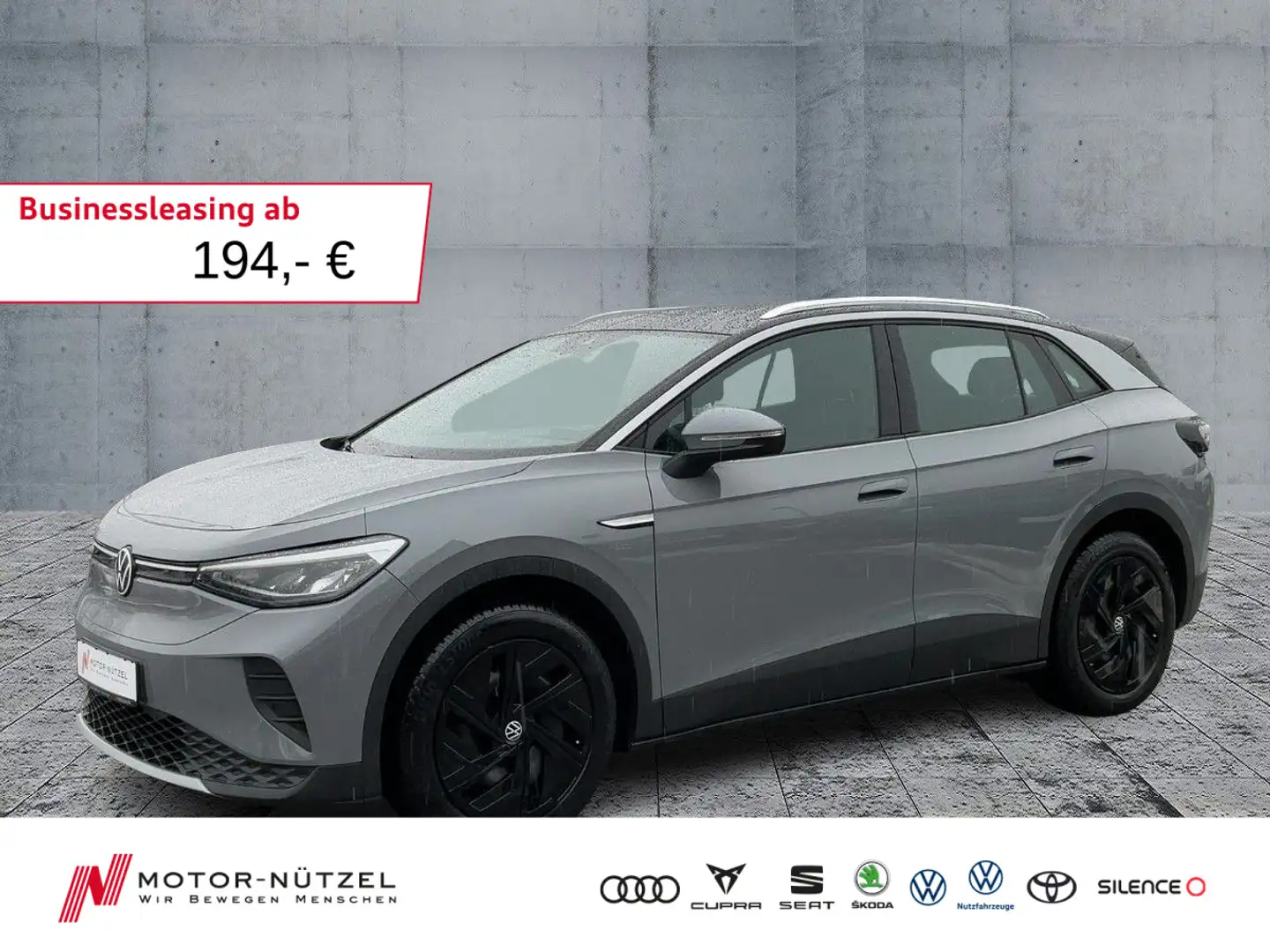 Volkswagen ID.4 PURE 109kw LED+NAV+ACC+DAB+2xPDC+WäRMEPUMPE Gris - 1