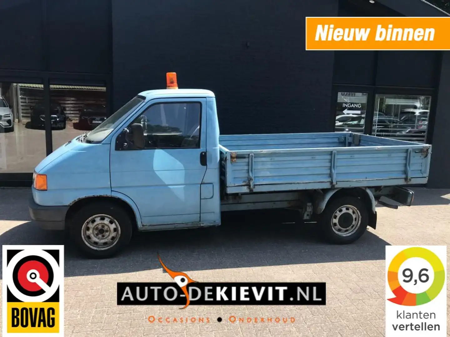 Volkswagen Transporter Pick up 1.0 62KW **Uniek** Blue - 1