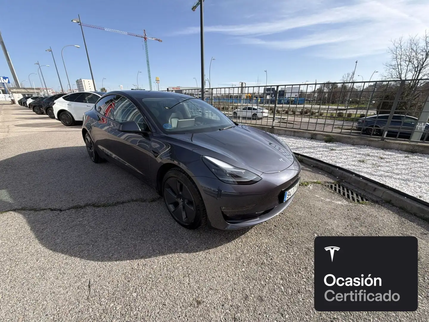 Tesla Model 3 Long Range AWD Plateado - 1