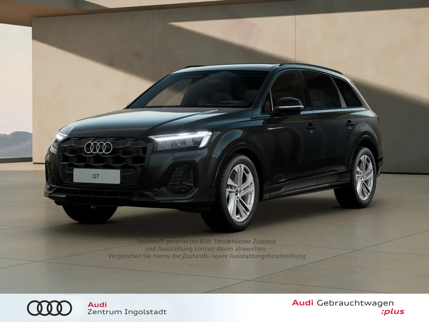 Audi Q7 50 TDI qu S line MATRIX Pano AHK Luft Allradl. Schwarz - 2