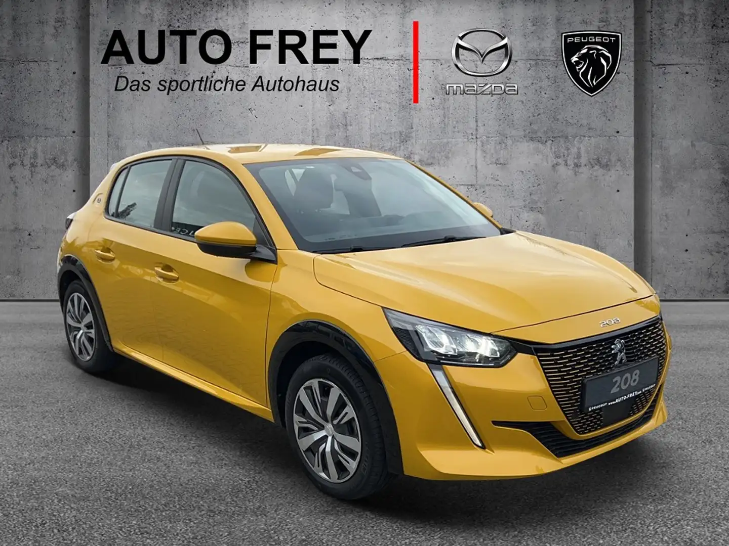 Peugeot 208 Elektro Active Automatik 1.HAND Gelb - 1