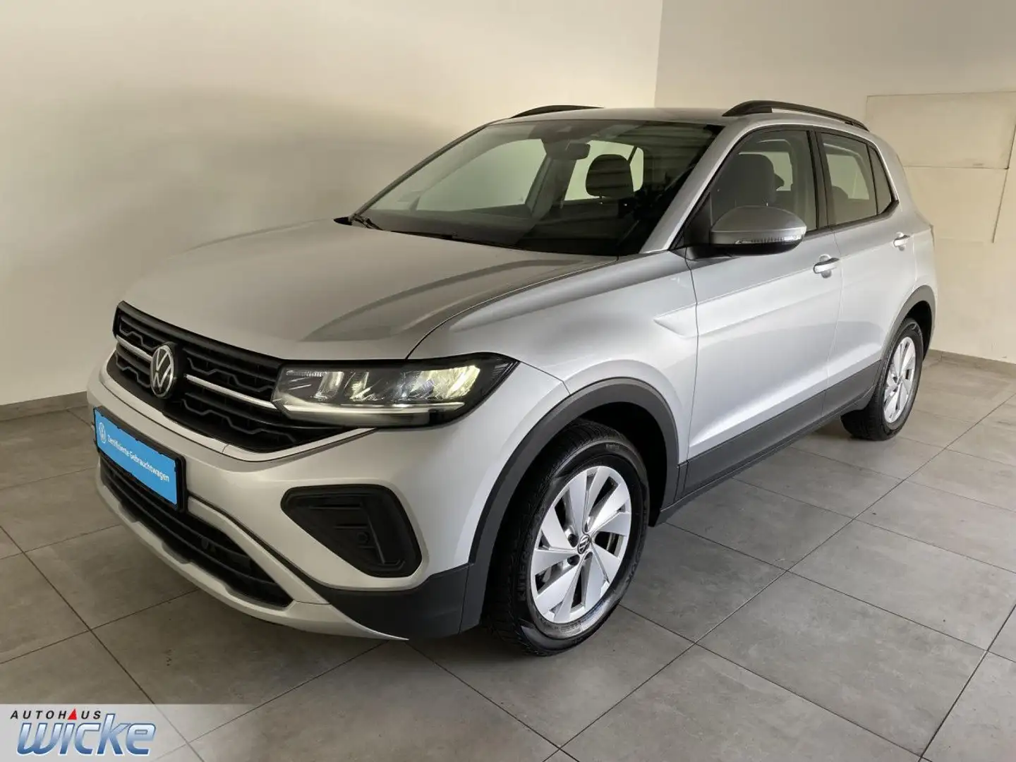 Volkswagen T-Cross 1.0 TSI DSG Life CONNECT KLIMA PDC LED SIT Silber - 2