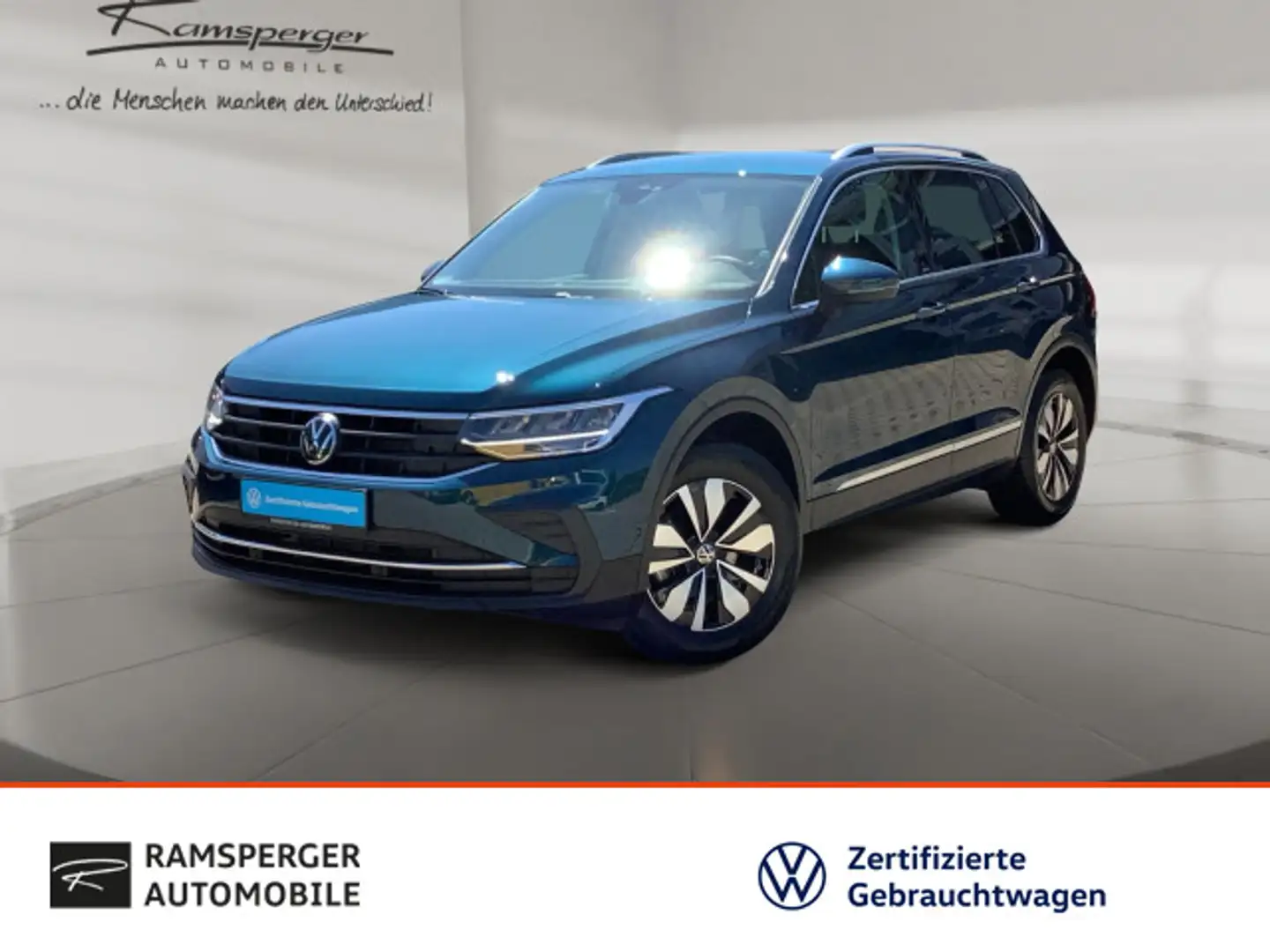 Volkswagen Tiguan 1.5 TSI DSG Move AHK ACC LED Standh. Navi Blau - 1