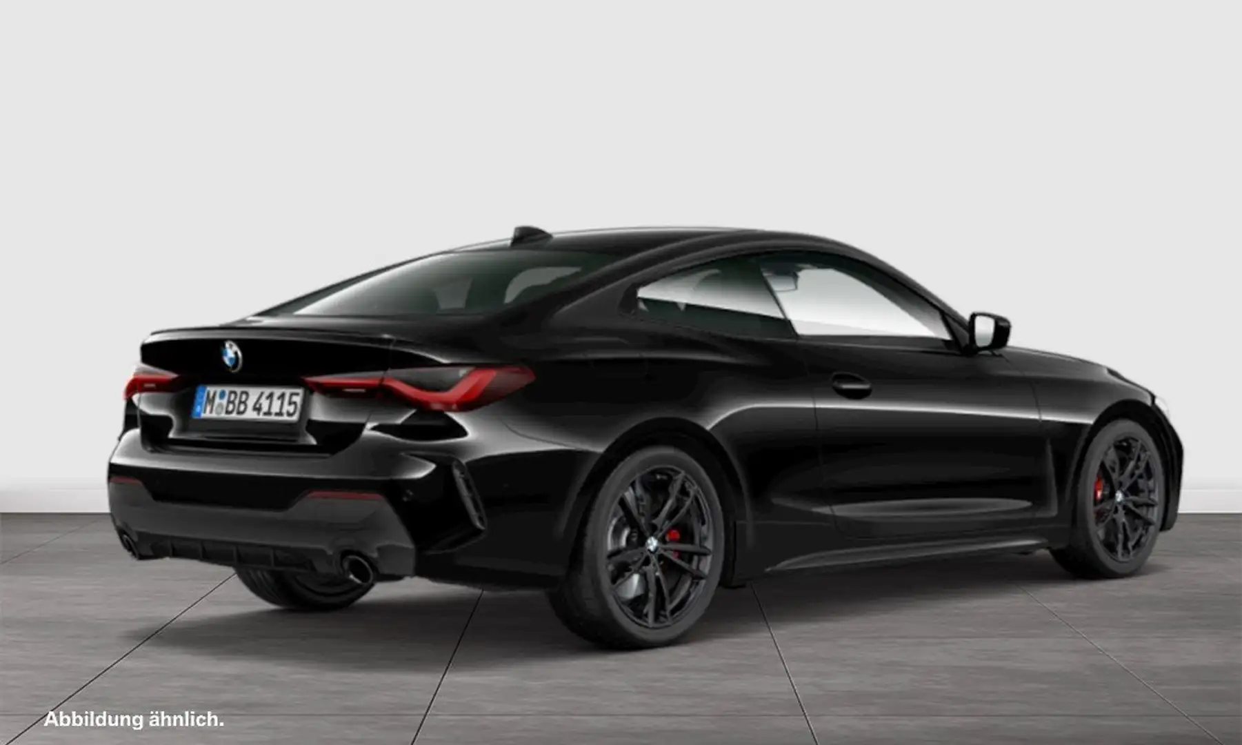 BMW 420 d Coupe M Sport Pro Navi+H/K+LED+Alarm+KZG+LHZ+DAB Schwarz - 2