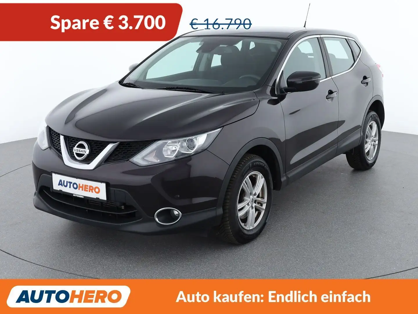 Nissan Qashqai 1.2 Acenta Aut. *NAVI*CAM*SPUR* Violett - 1
