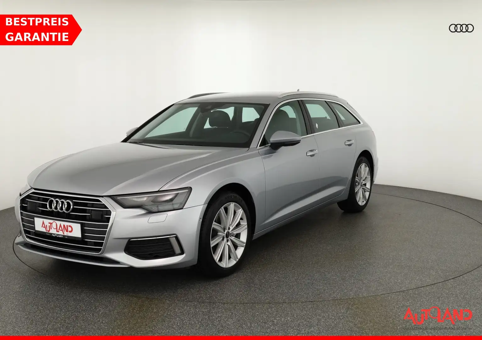 Audi A6 Avant 40 TDI LED Navi ACC Spurhalte AHK Leder Silber - 1