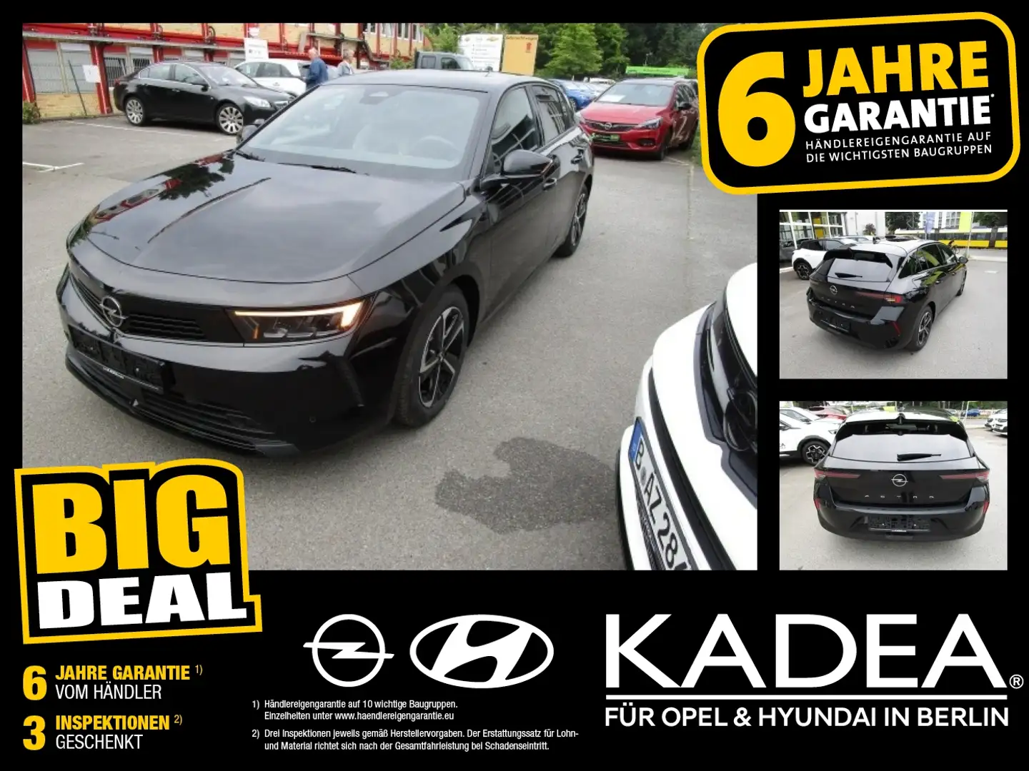 Opel Astra L 1.2 Turbo Edition Rückfahrkamera, Sitzh Schwarz - 1