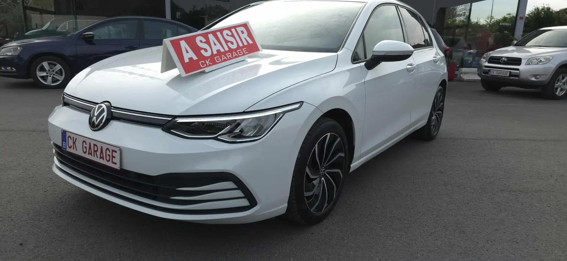 Volkswagen Golf 1.0 TSI  pret a immatriculé 62000km Blanc - 2