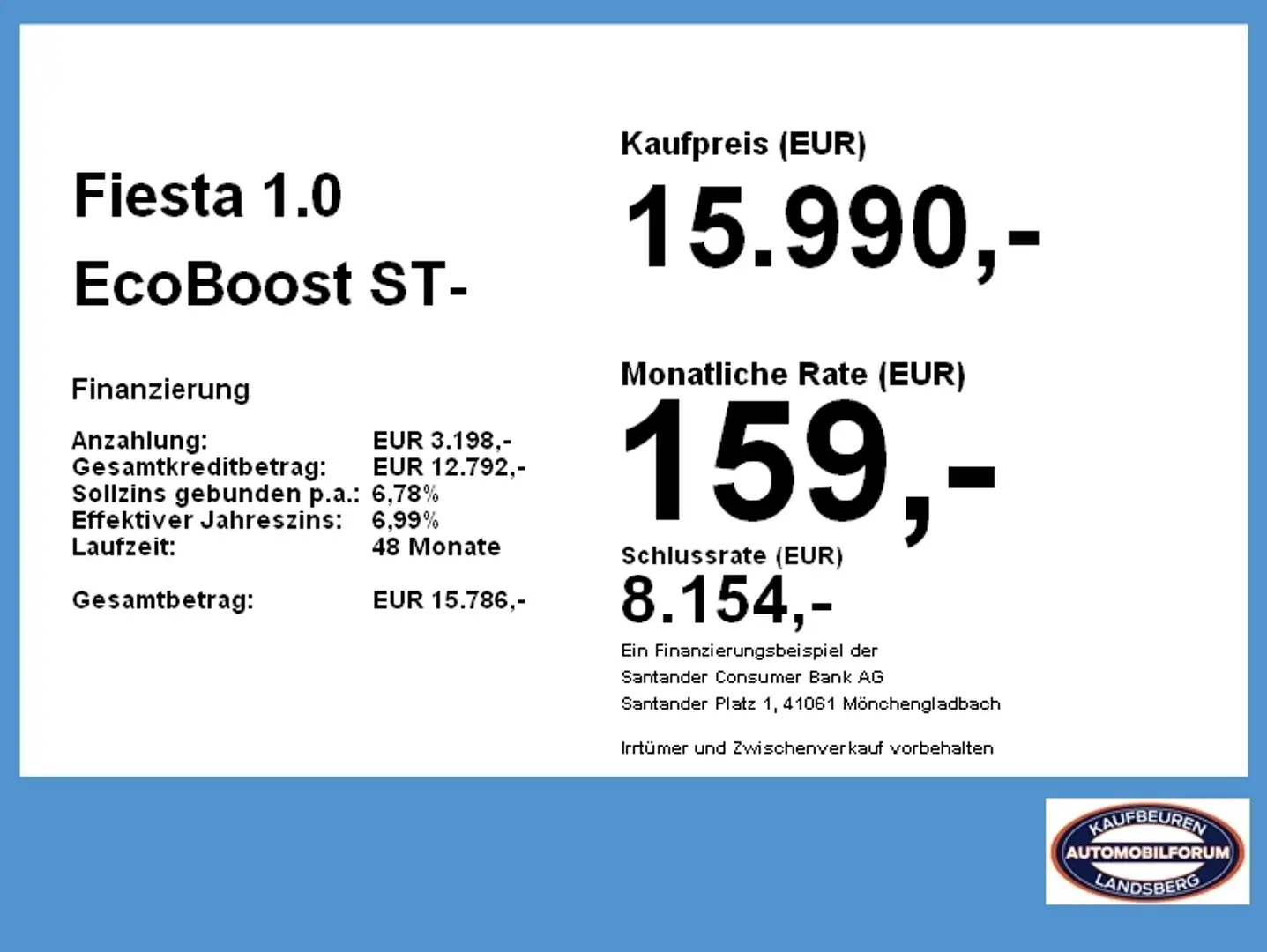 Ford Fiesta 1.0 EcoBoost ST- Line SYNC Navi KlimaA SHZ Rot - 2