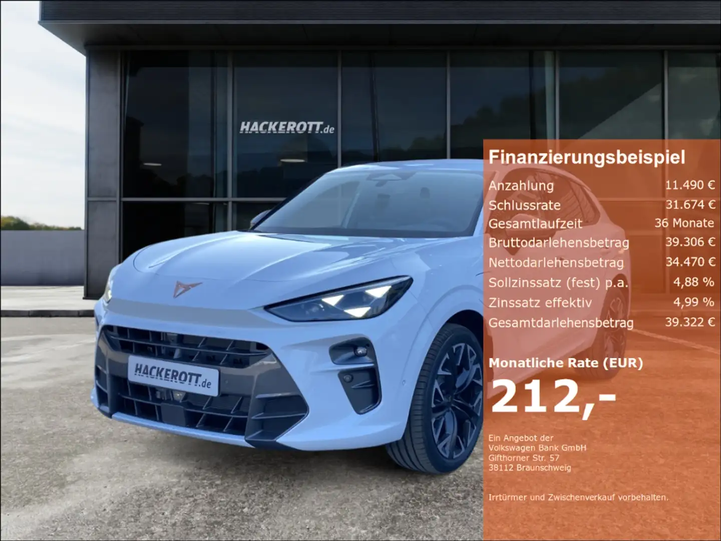 CUPRA Terramar VZ 1.5 e-HYBRID 200 kW (272 PS) 6-Gang-DSG Weiß - 1