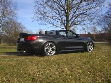 428i Cabrio M-Sport-Aut. excl. Vollausttg. HUD-Nackenhzg-H+K Soundsyst.-360*Kameras-4Rohr-F1 Schaltg-LED Licht-19"MRäder